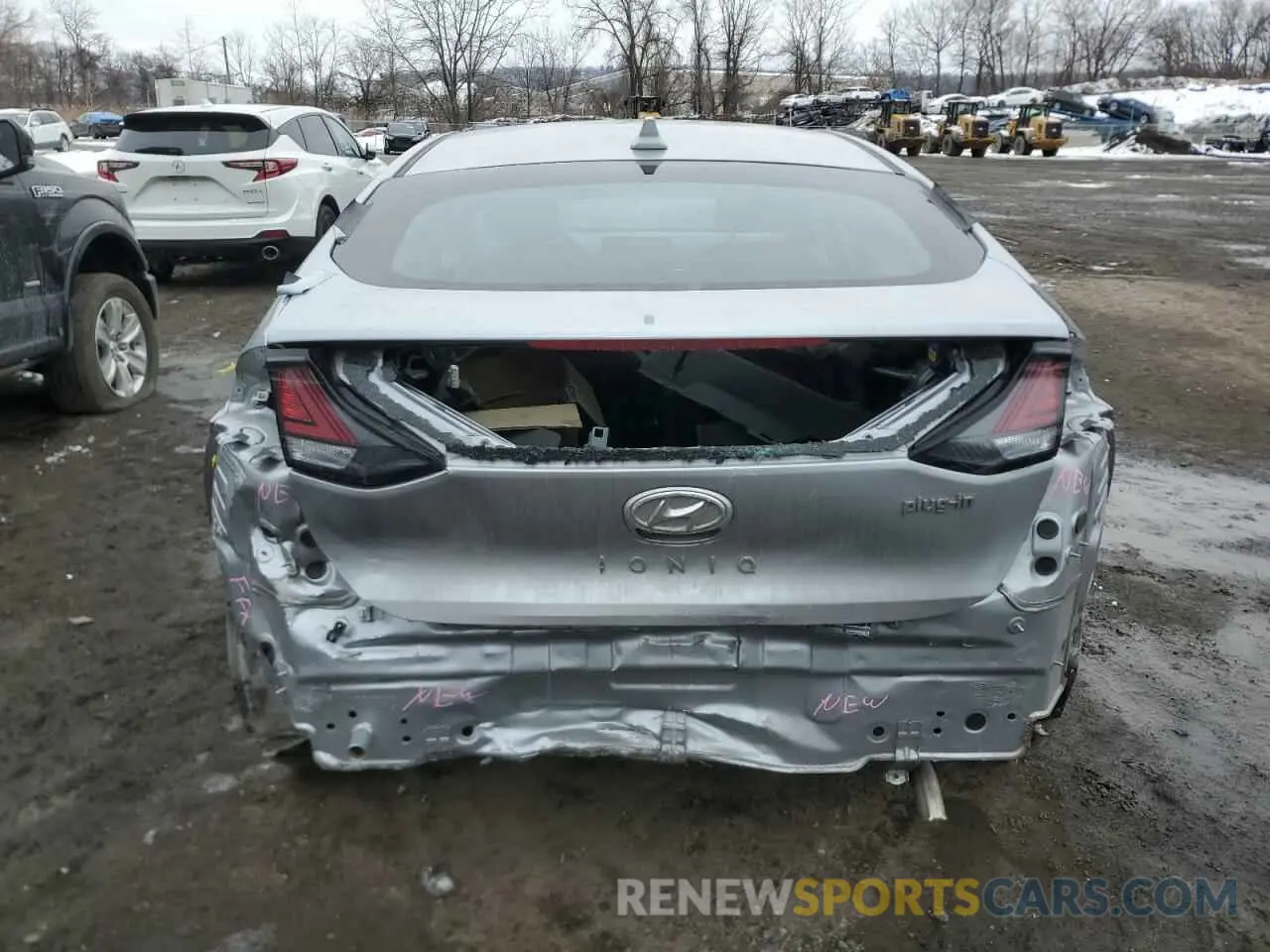 6 fotografías del automóvil dañado KMHC65LD7NU277618 HYUNDAI IONIQ 2022