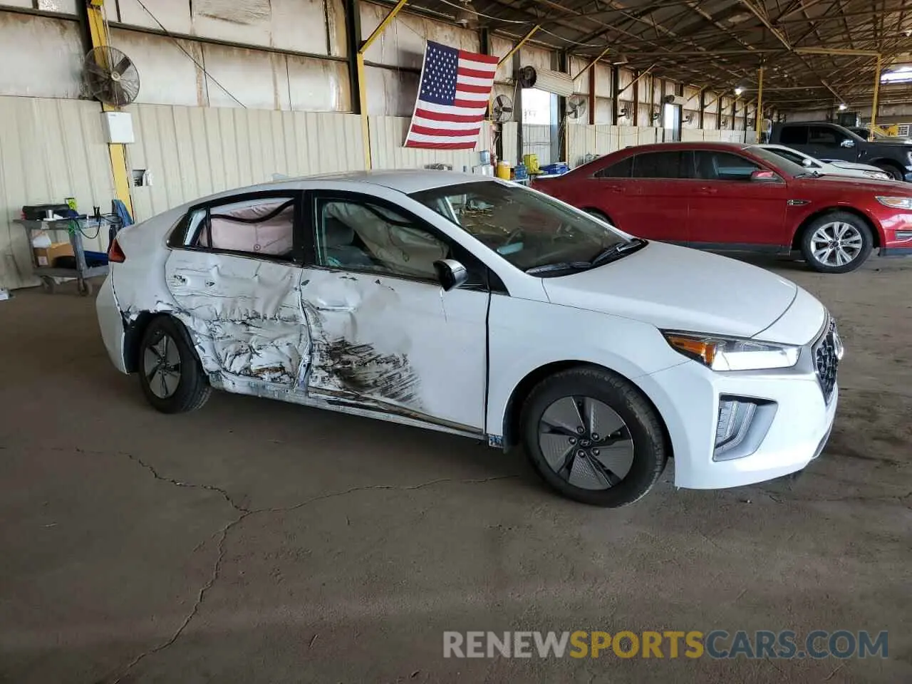 4 fotografías del automóvil dañado KMHC75LC0NU266254 HYUNDAI IONIQ 2022