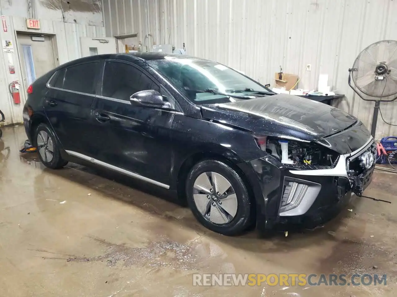 4 fotografías del automóvil dañado KMHC75LC2NU281659 HYUNDAI IONIQ 2022