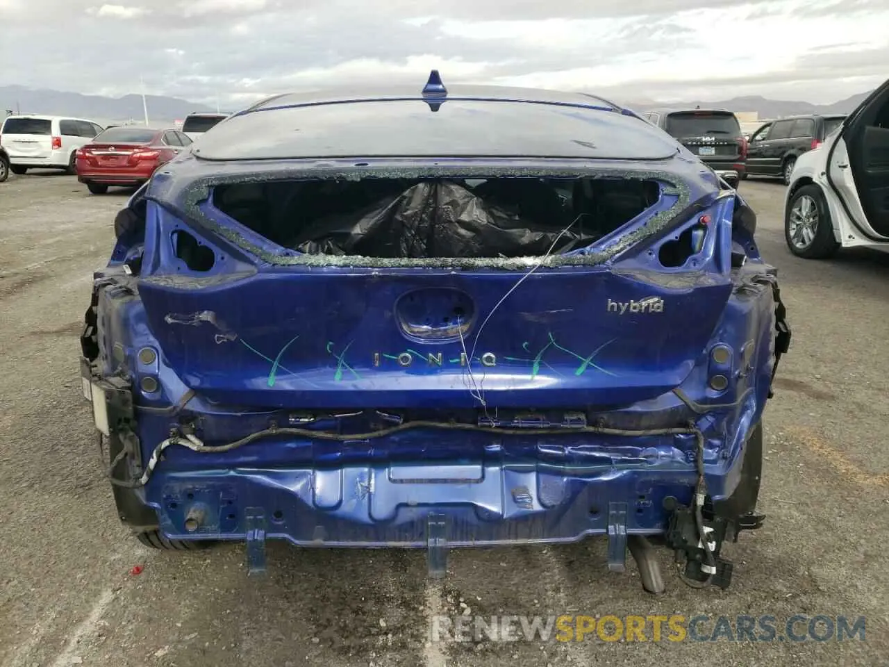 6 fotografías del automóvil dañado KMHC75LC4NU275748 HYUNDAI IONIQ 2022