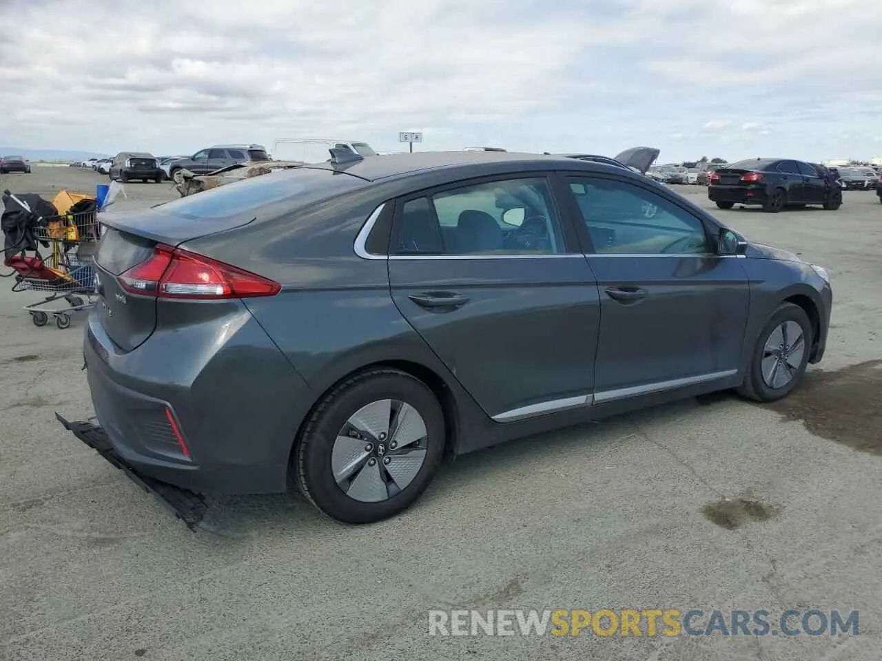 3 fotografías del automóvil dañado KMHC75LC5NU282840 HYUNDAI IONIQ 2022