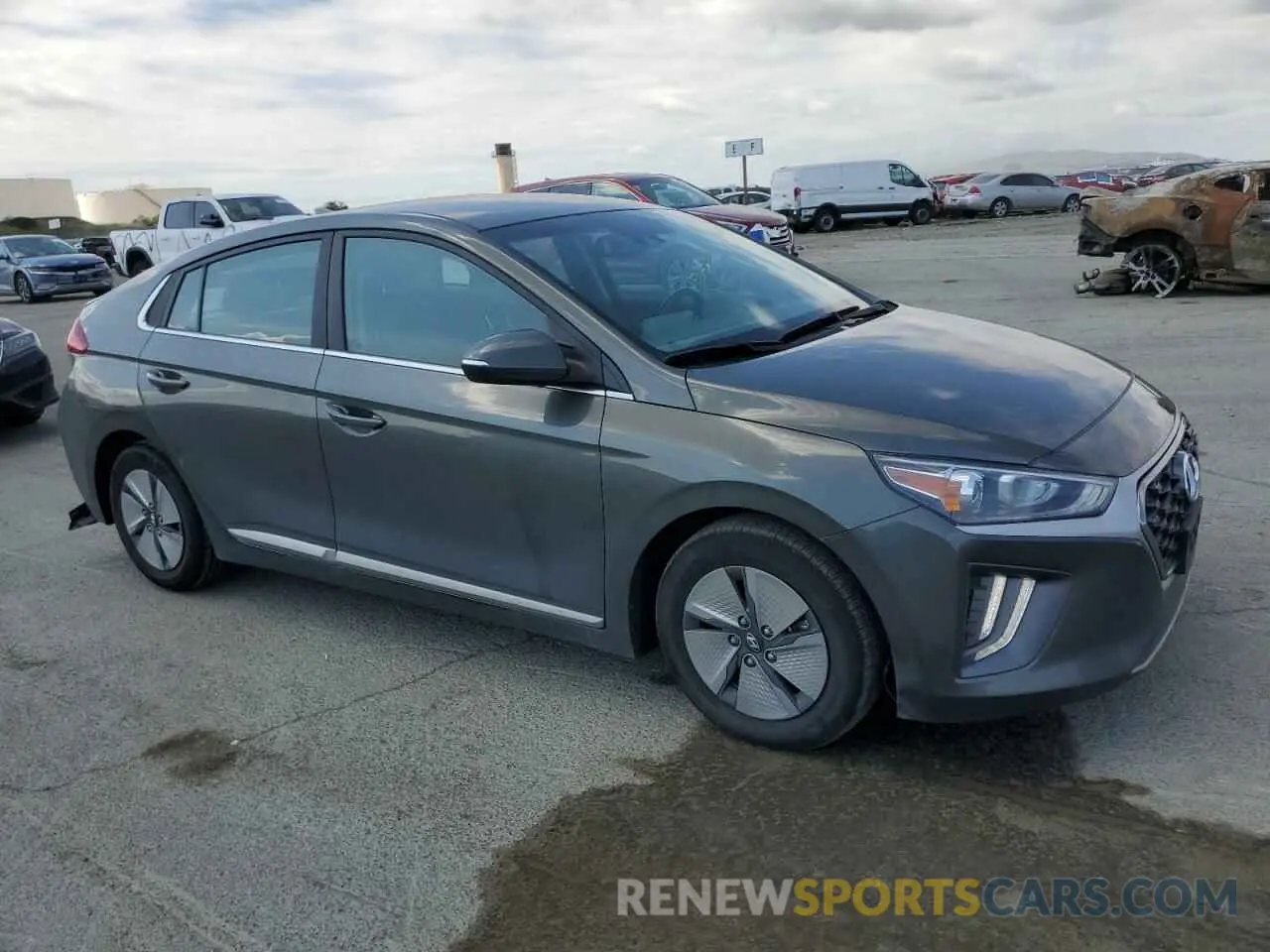 4 fotografías del automóvil dañado KMHC75LC5NU282840 HYUNDAI IONIQ 2022