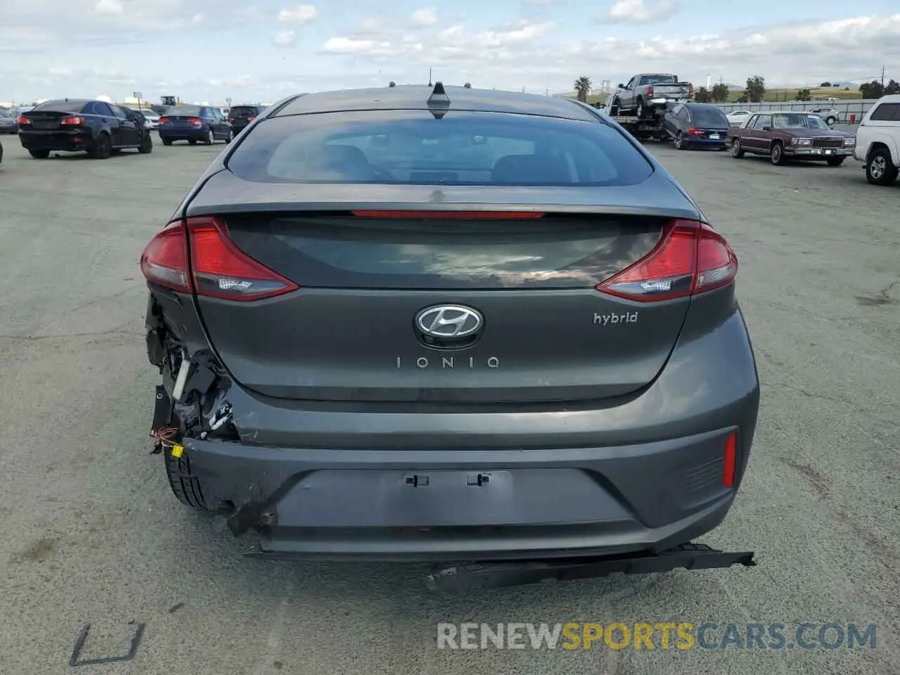 6 fotografías del automóvil dañado KMHC75LC5NU282840 HYUNDAI IONIQ 2022