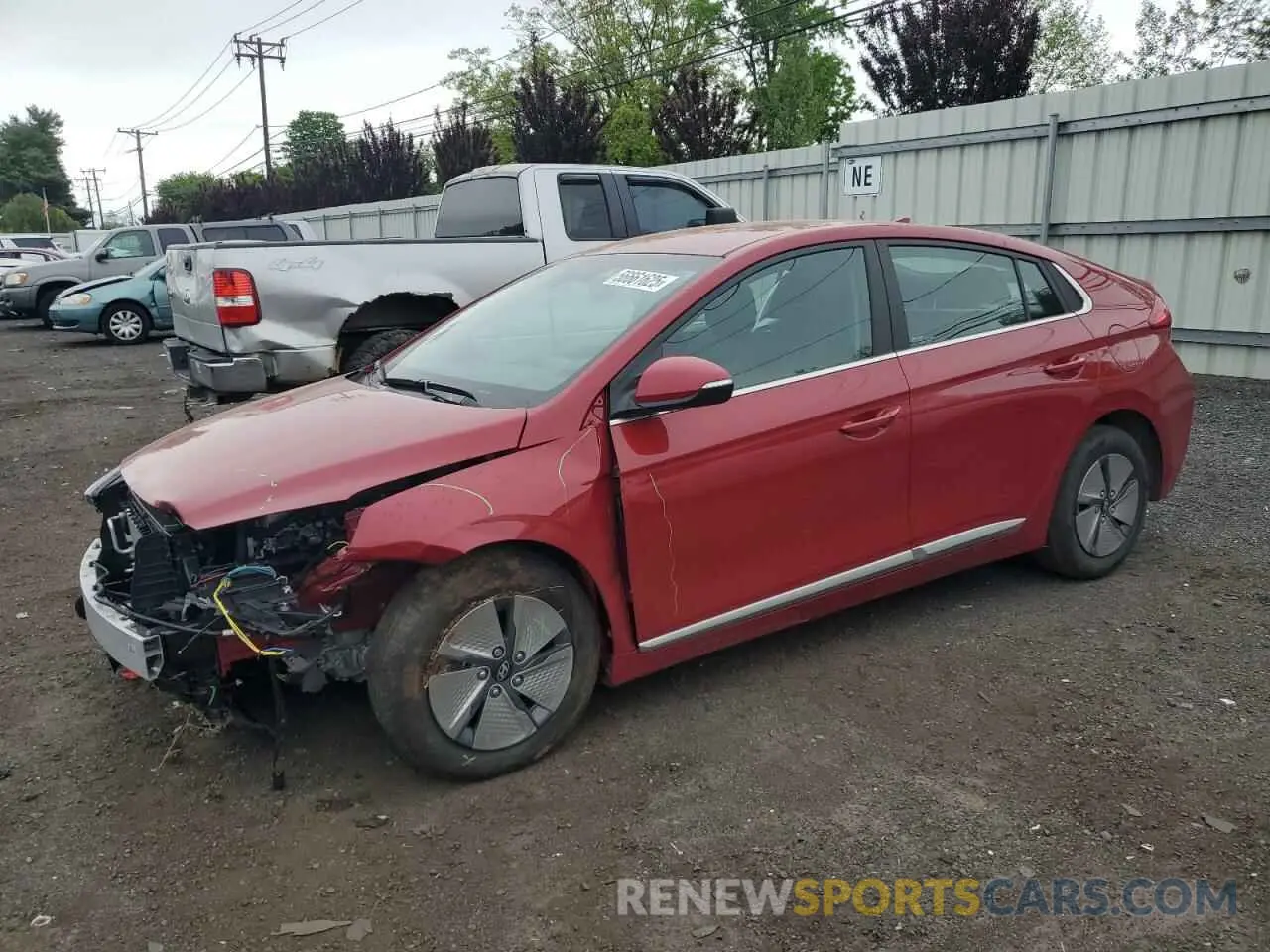 1 fotografías del automóvil dañado KMHC75LC9NU268794 HYUNDAI IONIQ 2022