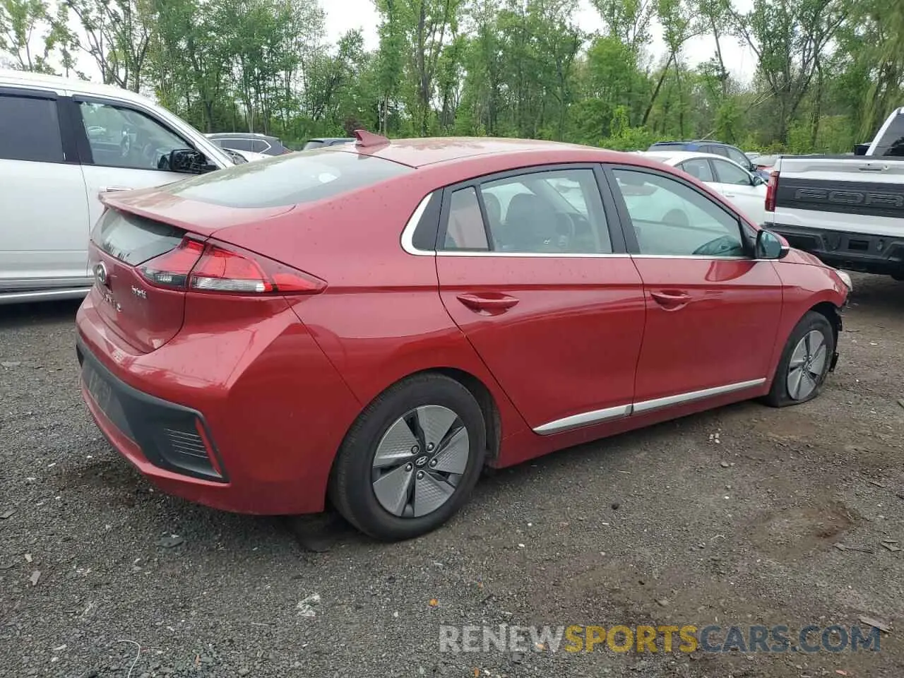 3 fotografías del automóvil dañado KMHC75LC9NU268794 HYUNDAI IONIQ 2022