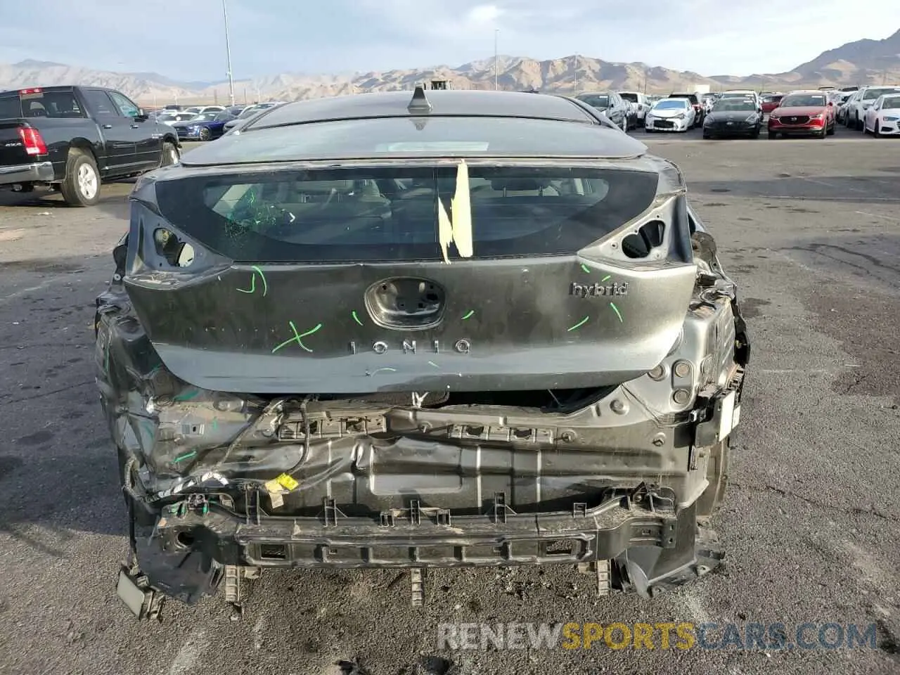 6 fotografías del automóvil dañado KMHC85LC0NU265828 HYUNDAI IONIQ 2022