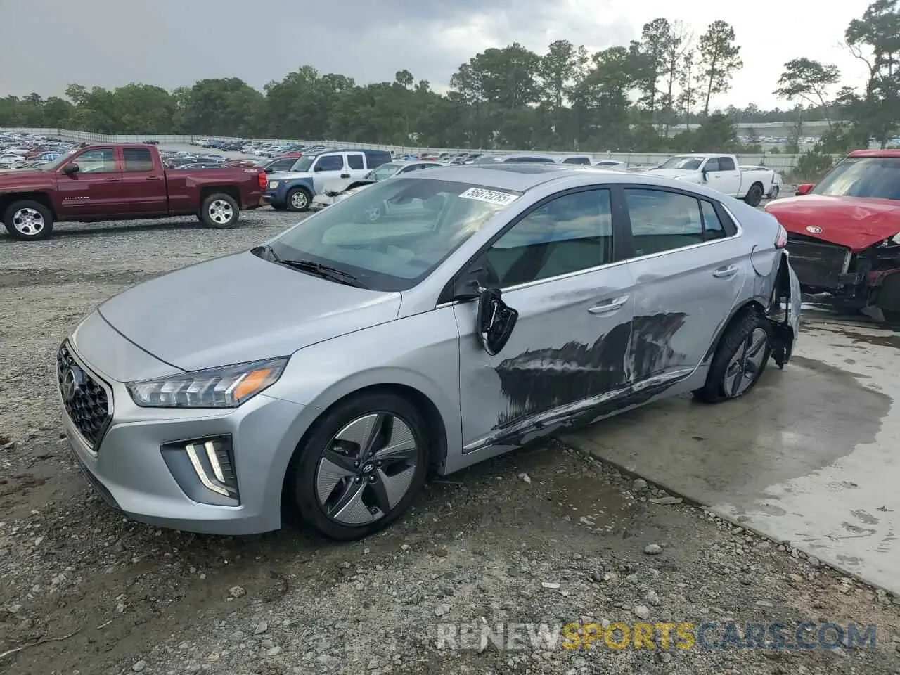 1 fotografías del automóvil dañado KMHC85LC5NU282852 HYUNDAI IONIQ 2022