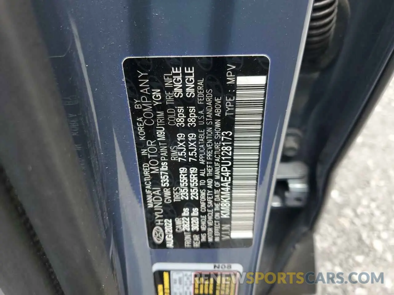 14 fotografías del automóvil dañado KM8KM4AE4PU128173 HYUNDAI IONIQ 2023