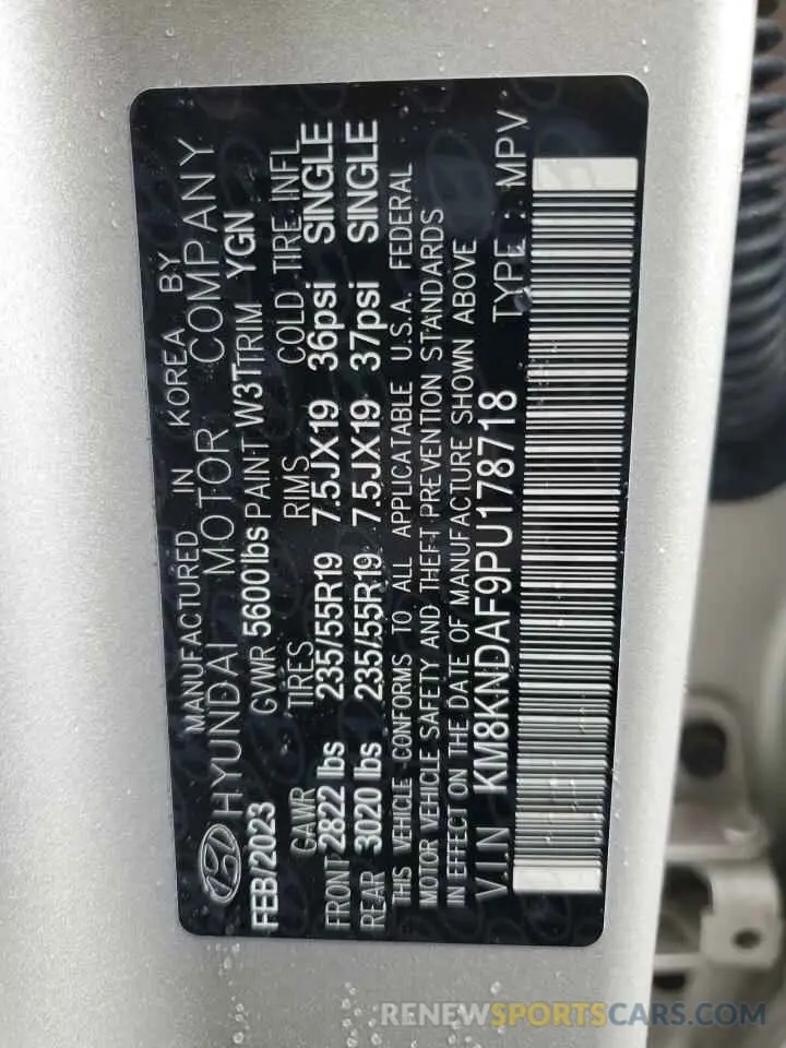 14 fotografías del automóvil dañado KM8KNDAF9PU178718 HYUNDAI IONIQ 2023