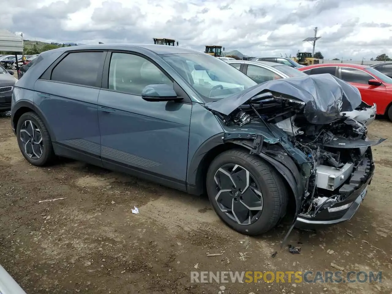 4 fotografías del automóvil dañado KM8KM4DE4RU315427 HYUNDAI IONIQ 2024