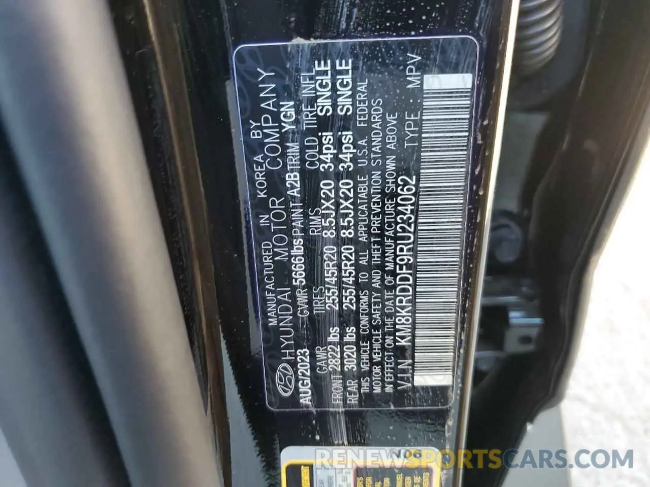 13 fotografías del automóvil dañado KM8KRDDF9RU234062 HYUNDAI IONIQ 2024