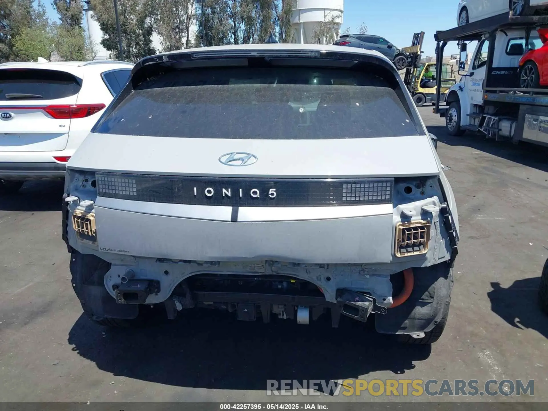 17 fotografías del automóvil dañado KM8KM4AE6NU055868 HYUNDAI IONIQ 5 2022
