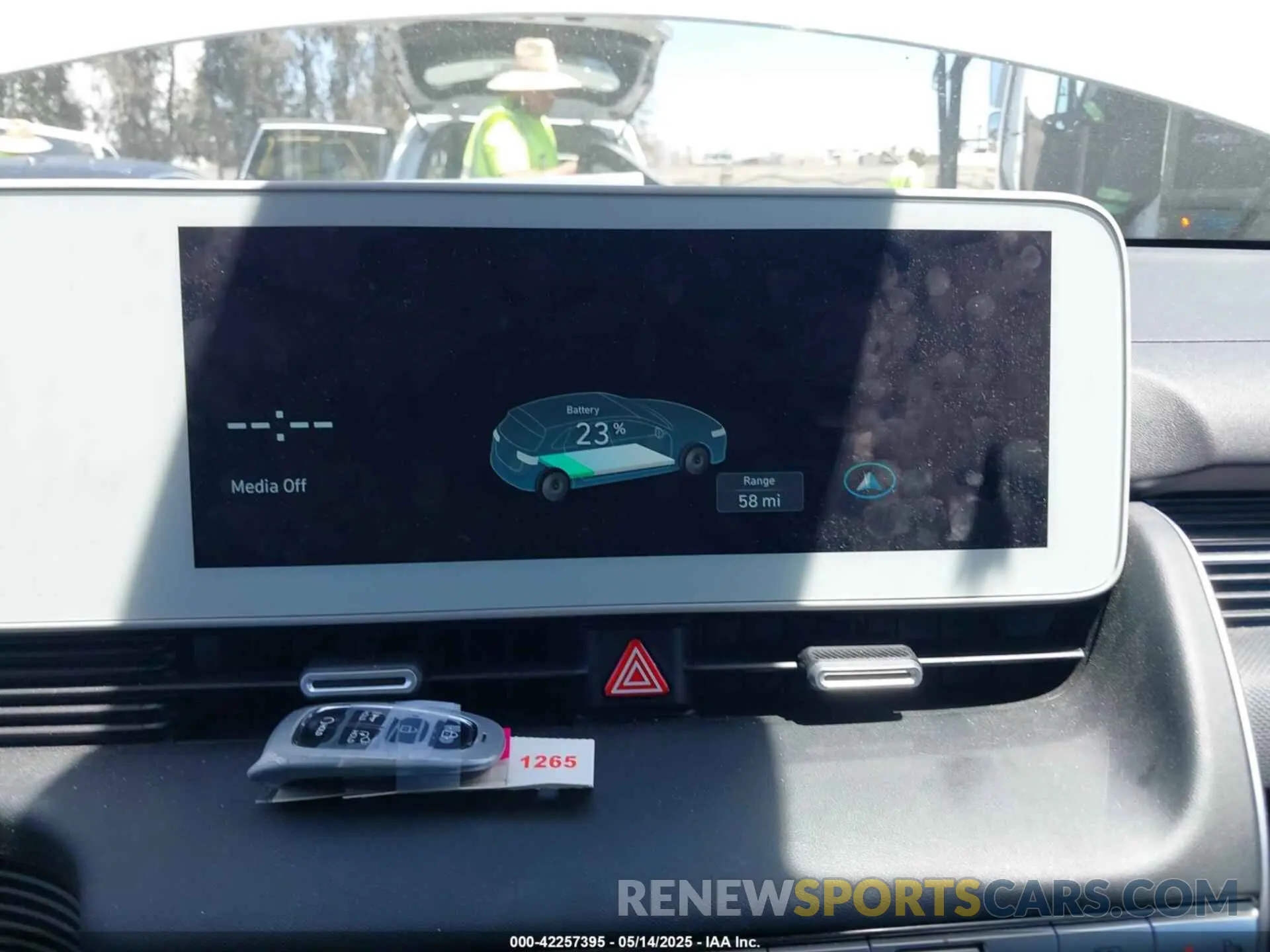 19 fotografías del automóvil dañado KM8KM4AE6NU055868 HYUNDAI IONIQ 5 2022