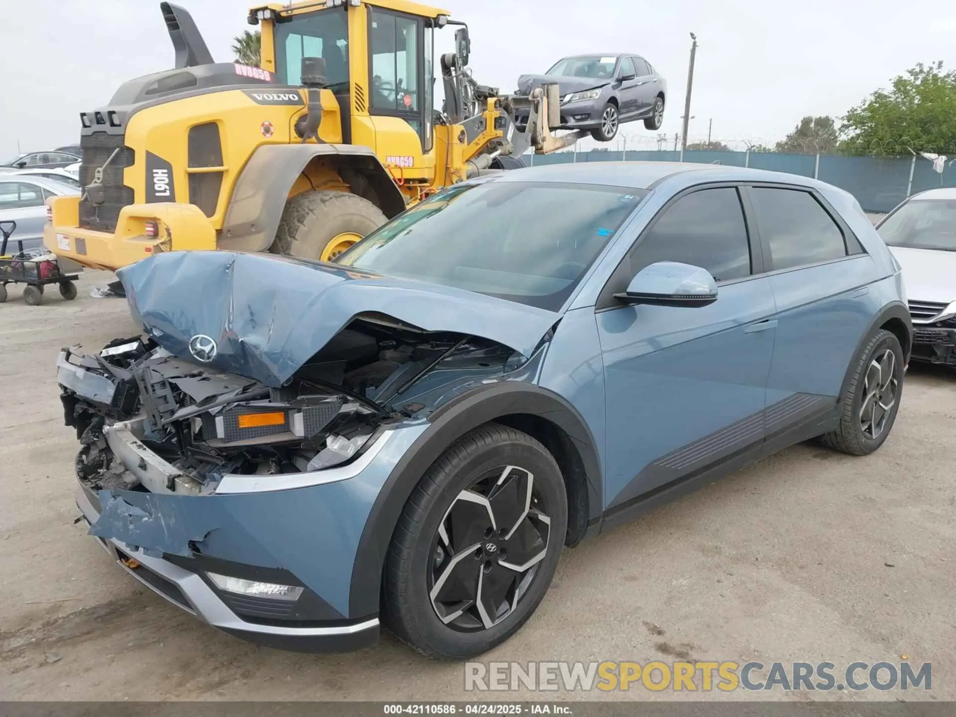 2 fotografías del automóvil dañado KM8KM4AE9NU055637 HYUNDAI IONIQ 5 2022