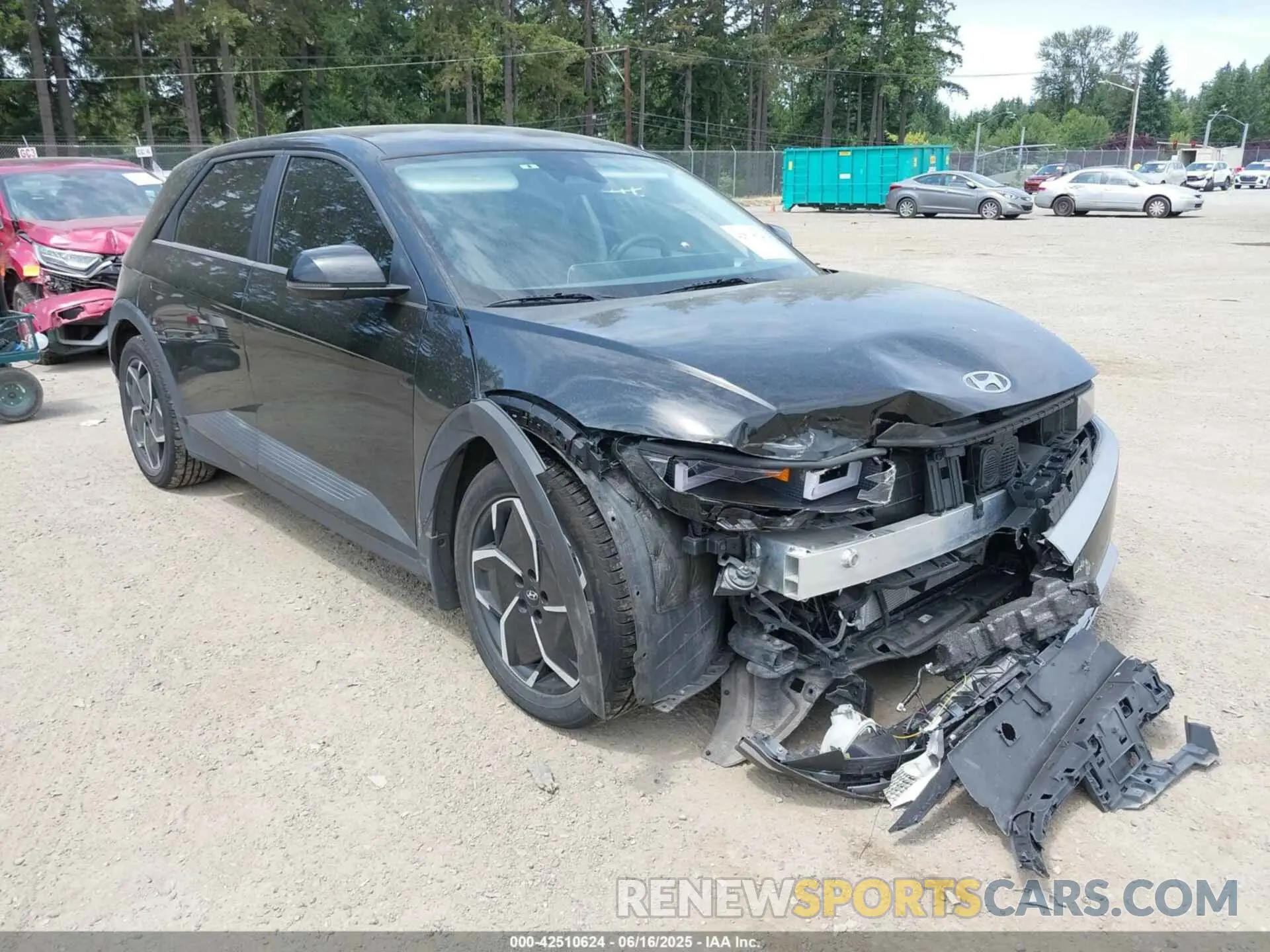1 fotografías del automóvil dañado KM8KMDAF2NU076693 HYUNDAI IONIQ 5 2022