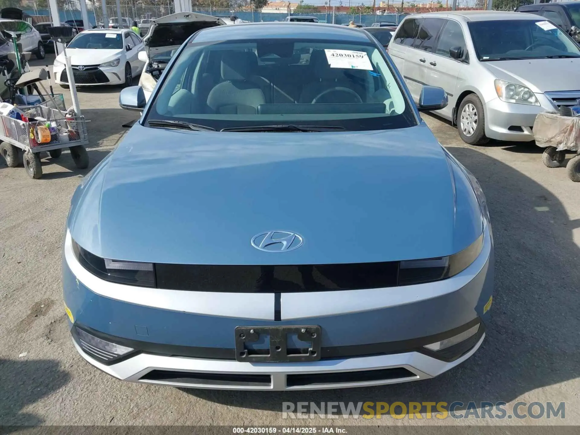 12 fotografías del automóvil dañado KM8KMDAF4NU055568 HYUNDAI IONIQ 5 2022