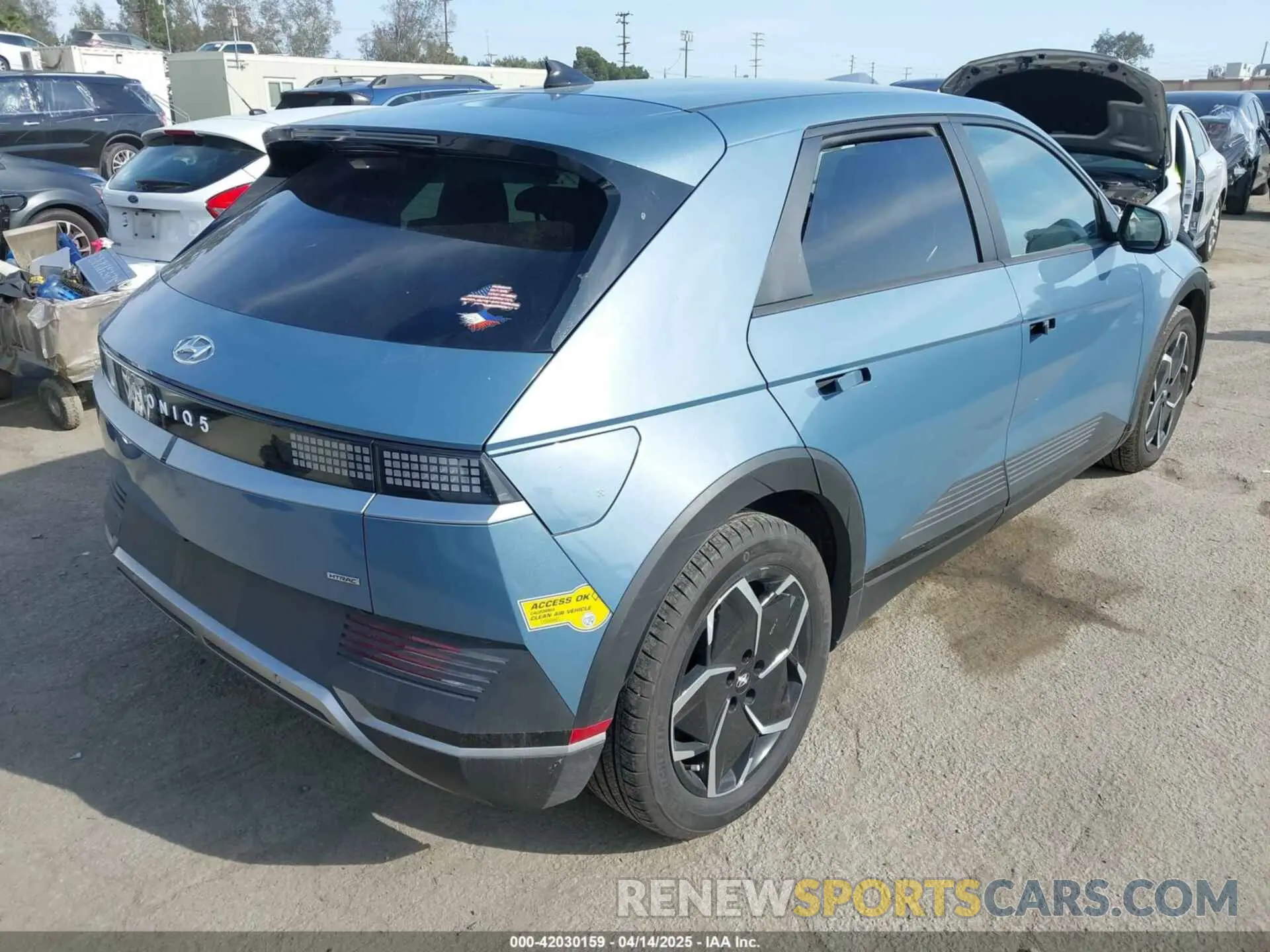 4 fotografías del automóvil dañado KM8KMDAF4NU055568 HYUNDAI IONIQ 5 2022