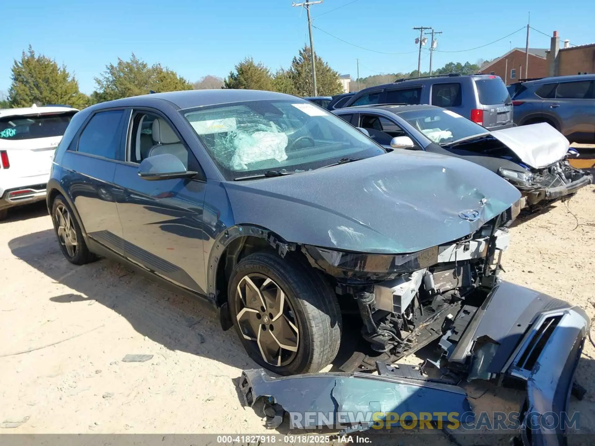 13 fotografías del automóvil dañado KM8KNDAF8NU102355 HYUNDAI IONIQ 5 2022