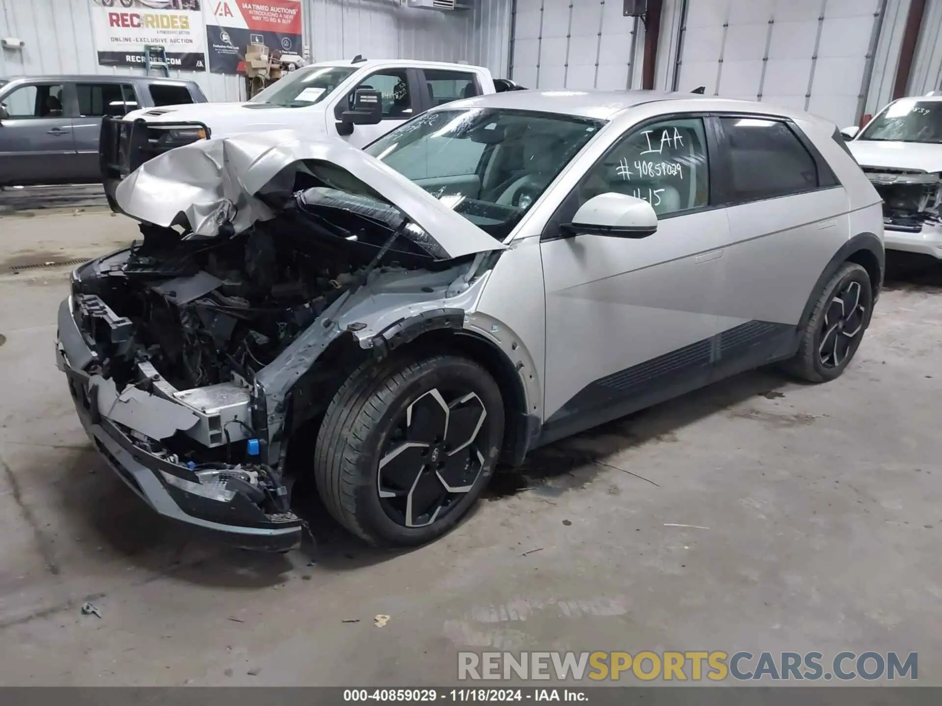 2 fotografías del automóvil dañado KM8KNDAF9PU166150 HYUNDAI IONIQ 5 2023