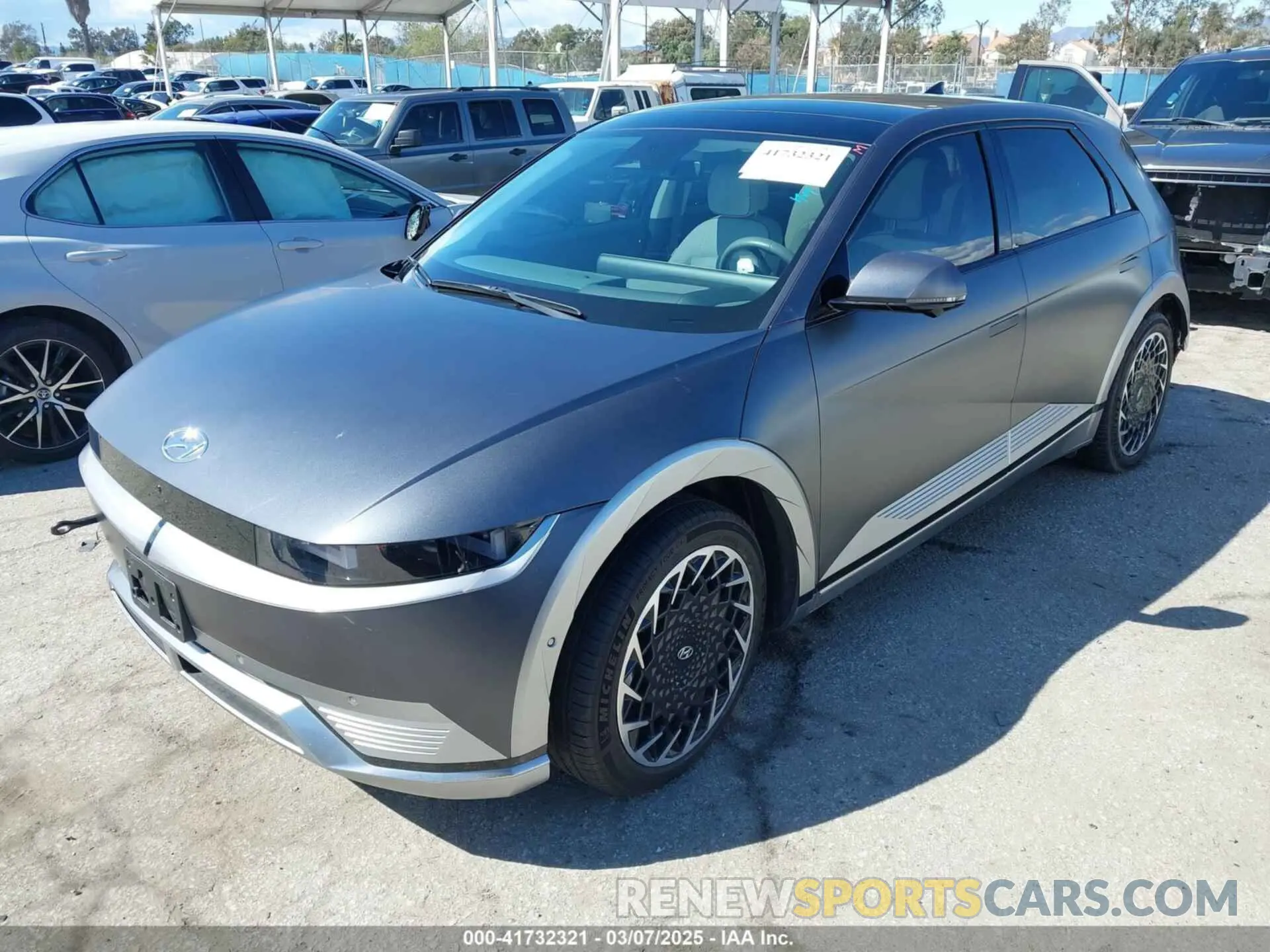 2 fotografías del automóvil dañado KM8KRDAF7PU182884 HYUNDAI IONIQ 5 2023