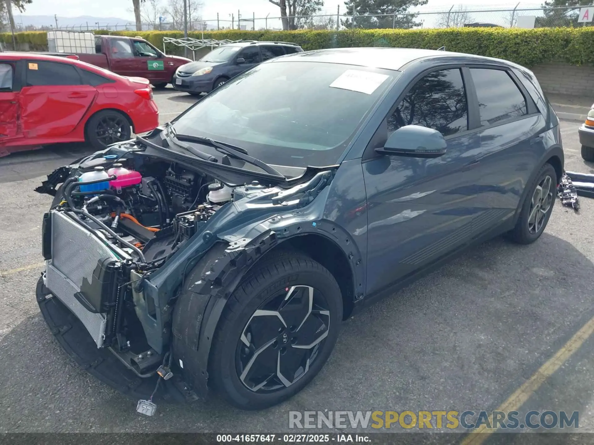 2 fotografías del automóvil dañado KM8KM4DE3RU335734 HYUNDAI IONIQ 5 2024