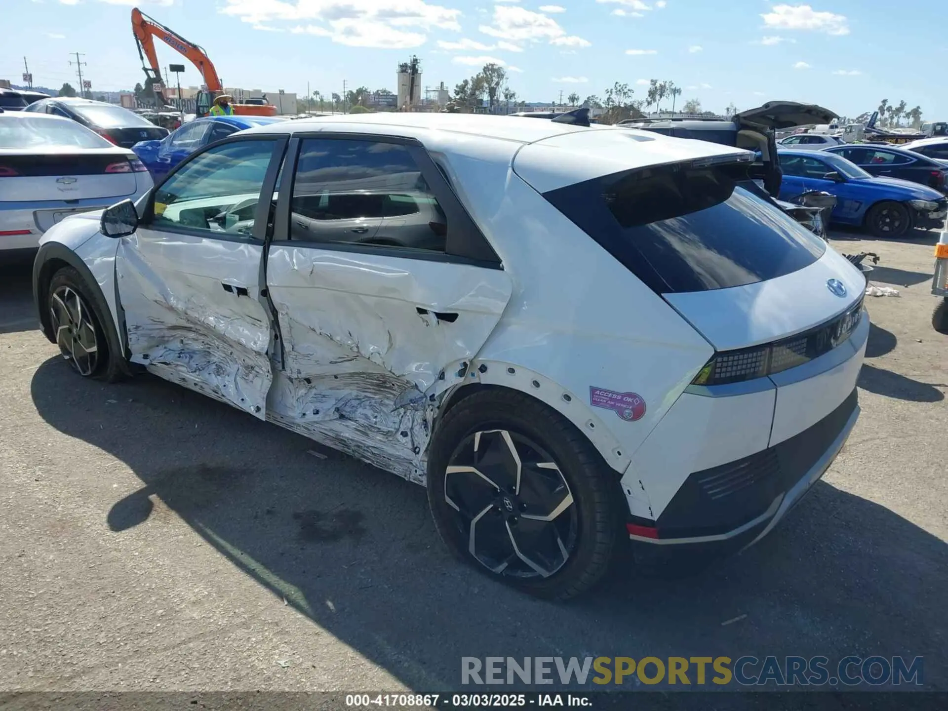 3 fotografías del automóvil dañado KM8KN4DE1RU272338 HYUNDAI IONIQ 5 2024