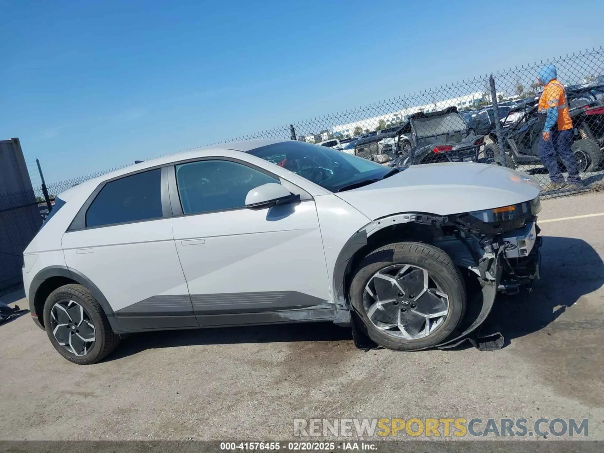 14 fotografías del automóvil dañado KM8KN4DE8RU295261 HYUNDAI IONIQ 5 2024