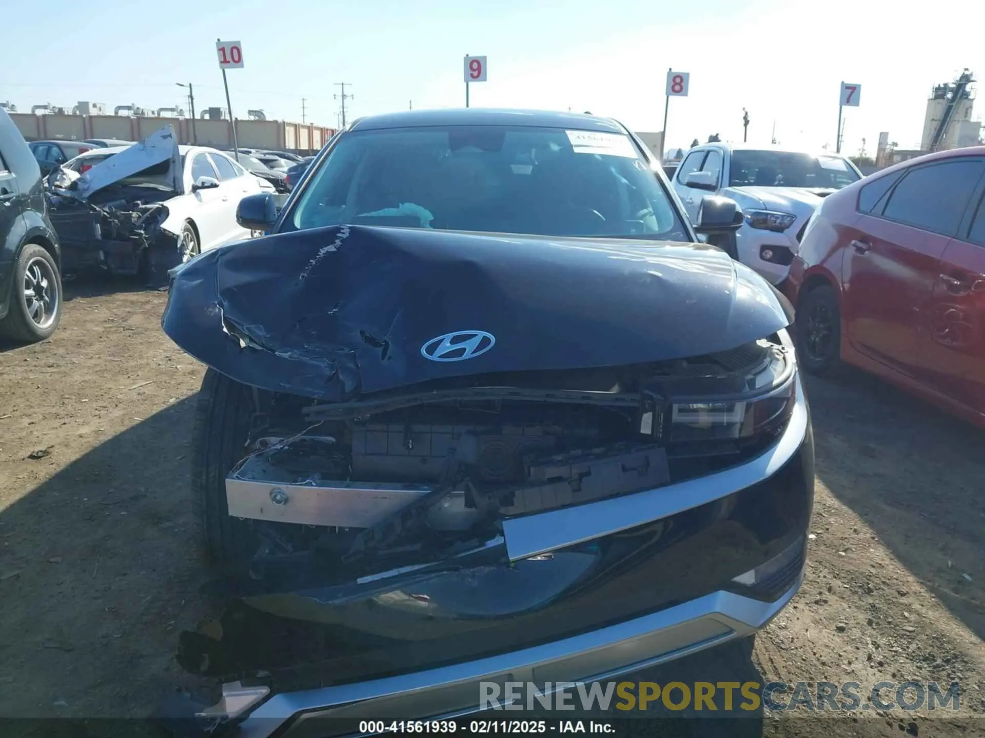 12 fotografías del automóvil dañado KM8KN4DE9RU250345 HYUNDAI IONIQ 5 2024