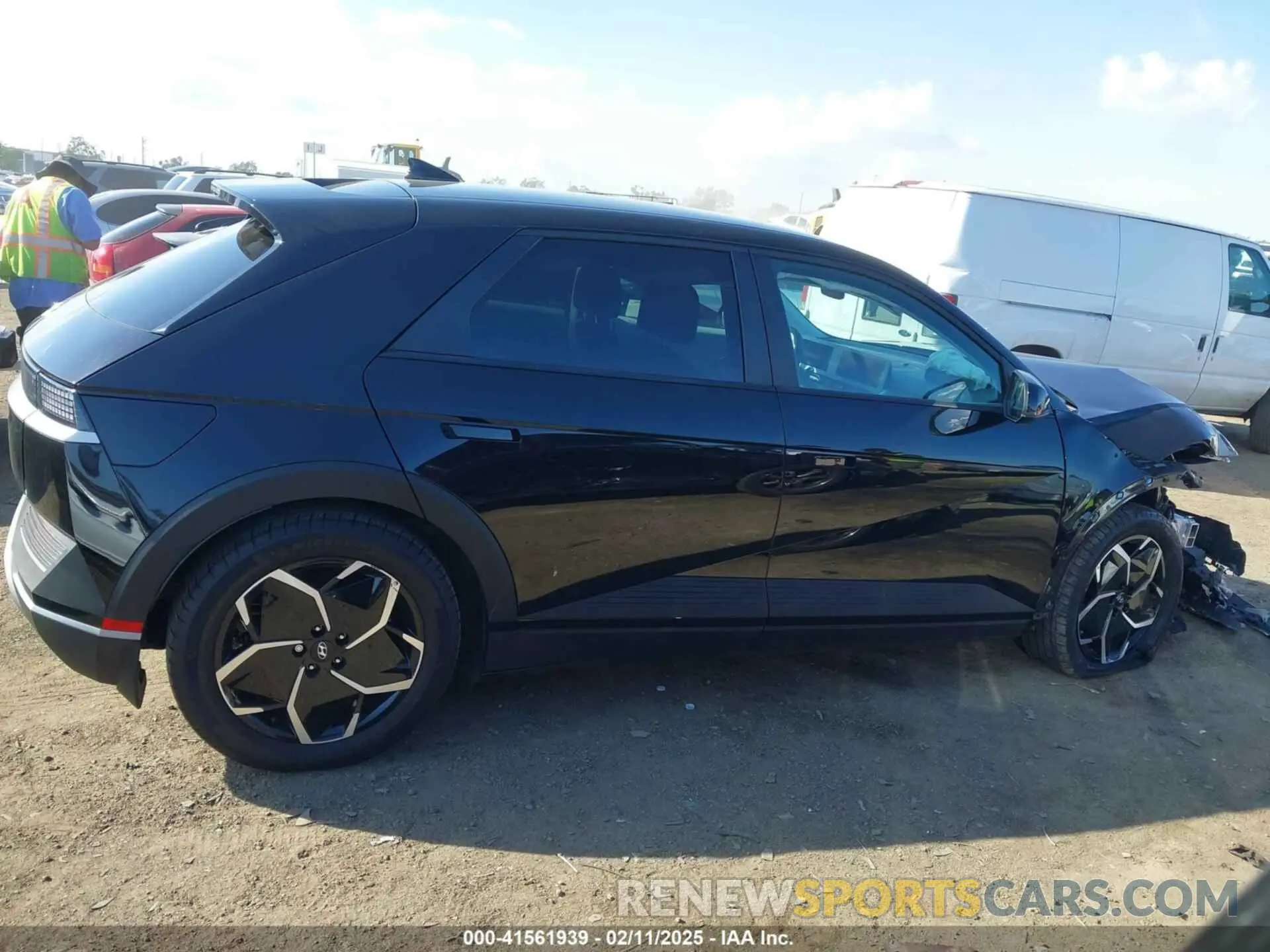 13 fotografías del automóvil dañado KM8KN4DE9RU250345 HYUNDAI IONIQ 5 2024