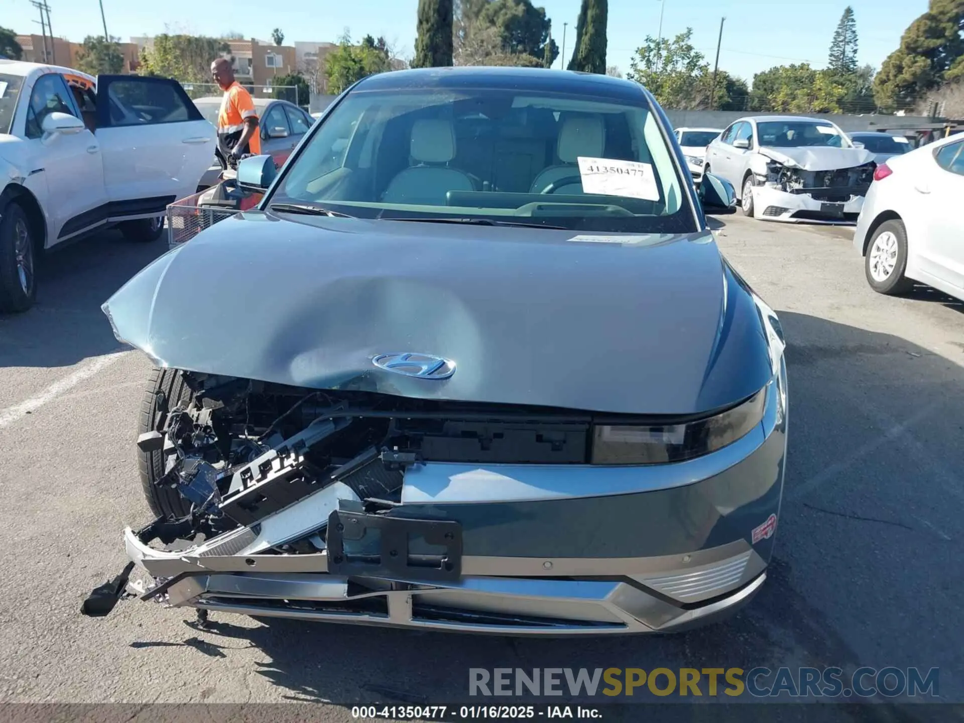 12 fotografías del automóvil dañado KM8KR4DE2RU291579 HYUNDAI IONIQ 5 2024