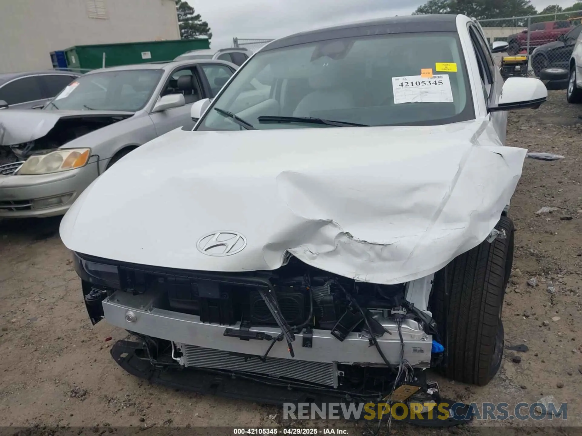 12 fotografías del automóvil dañado KM8KR4DE8RU330336 HYUNDAI IONIQ 5 2024