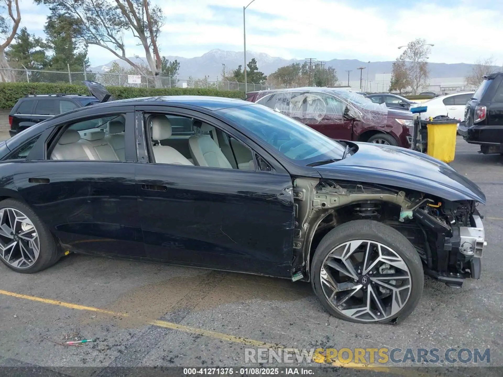 6 fotografías del automóvil dañado KMHM34AA6PA030658 HYUNDAI IONIQ 6 2023