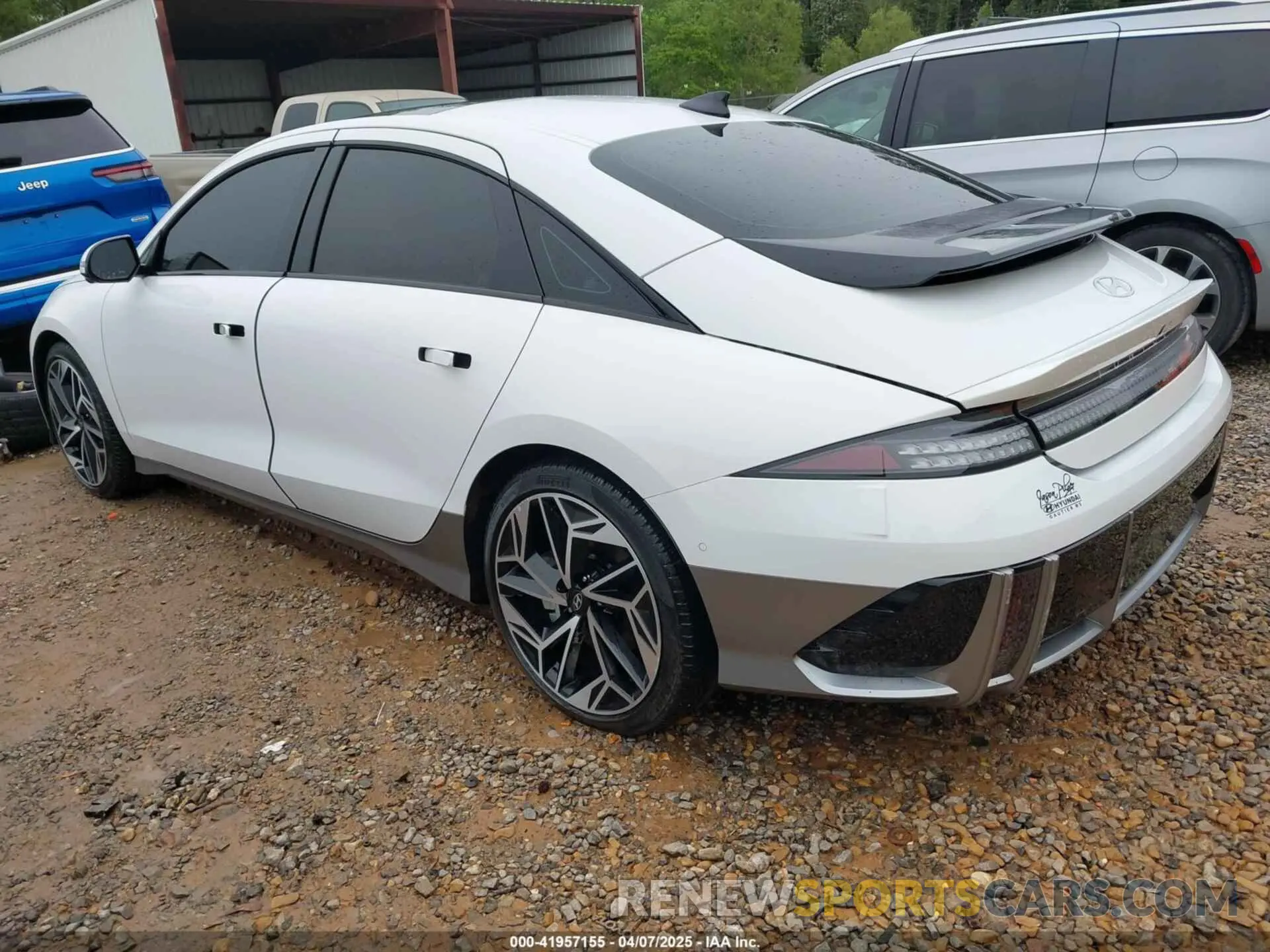 3 fotografías del automóvil dañado KMHM54AA2PA051520 HYUNDAI IONIQ 6 2023