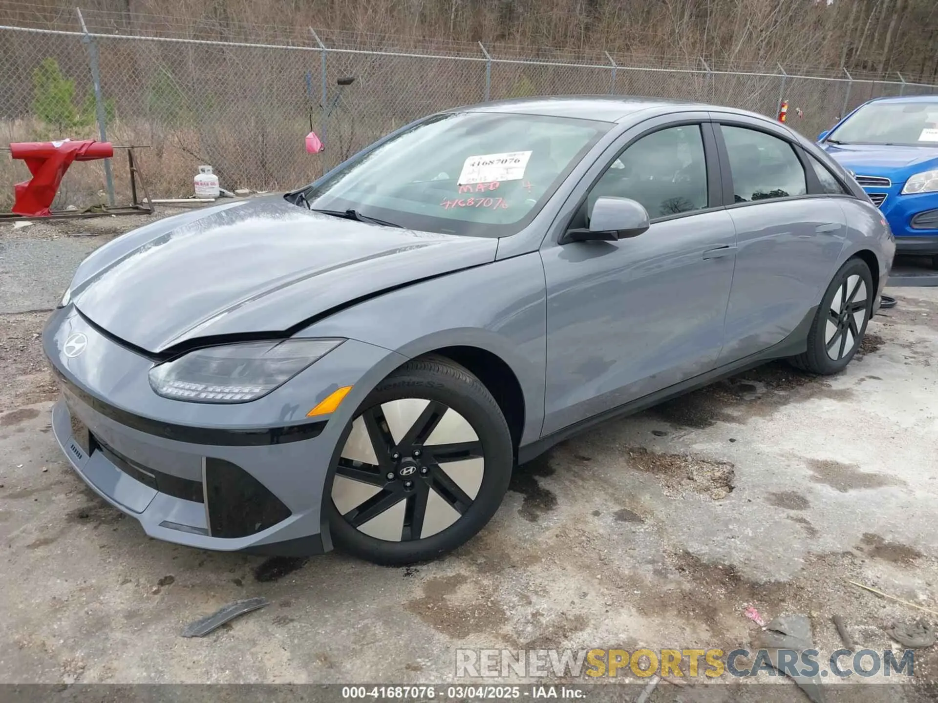 2 fotografías del automóvil dañado KMHM24AA7RA071841 HYUNDAI IONIQ 6 2024
