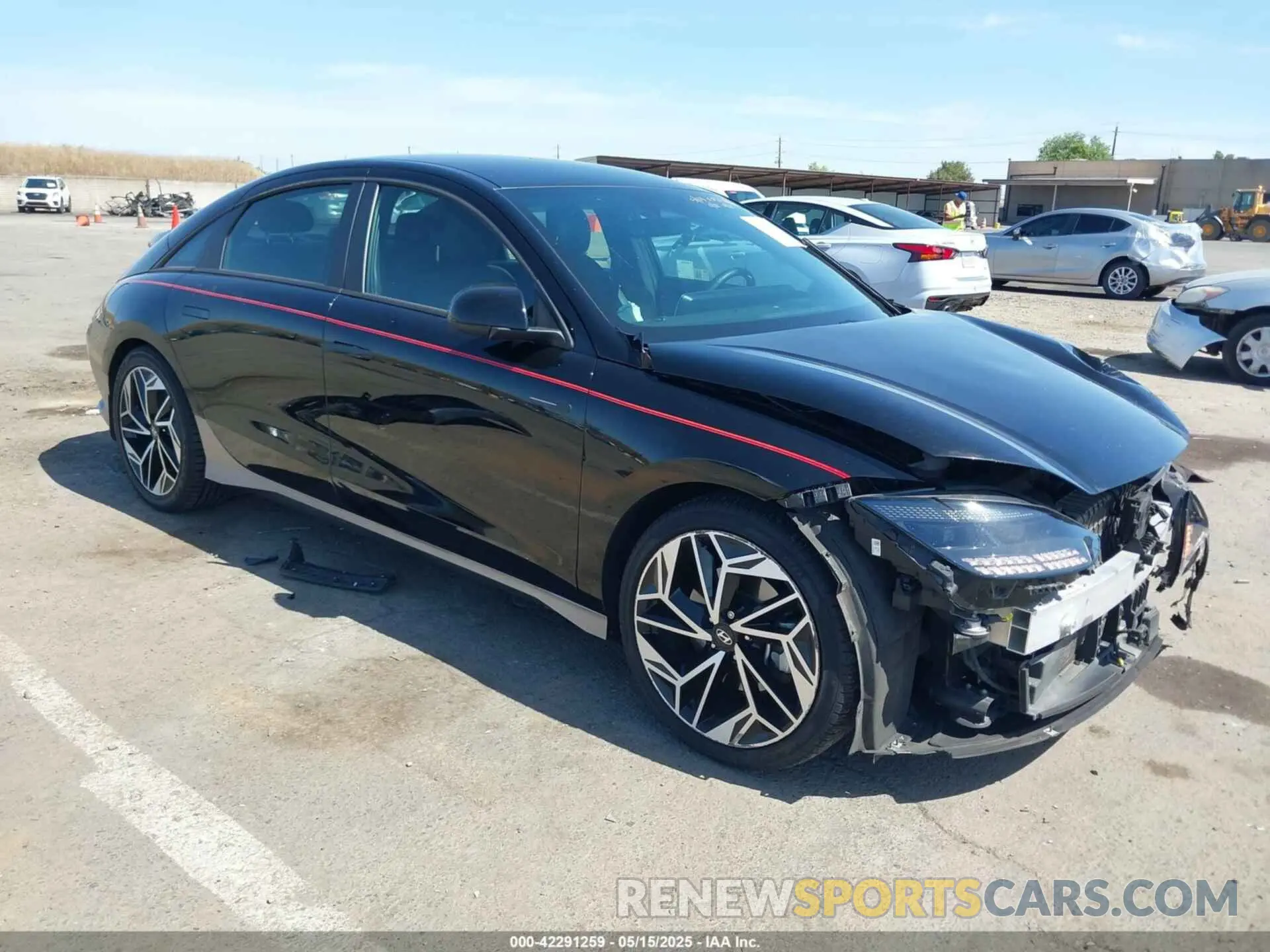 1 fotografías del automóvil dañado KMHM34AA5RA076761 HYUNDAI IONIQ 6 2024