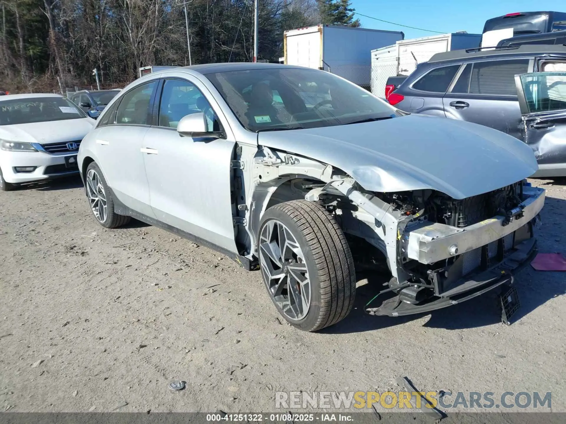 1 fotografías del automóvil dañado KMHM54AC2RA054647 HYUNDAI IONIQ 6 2024