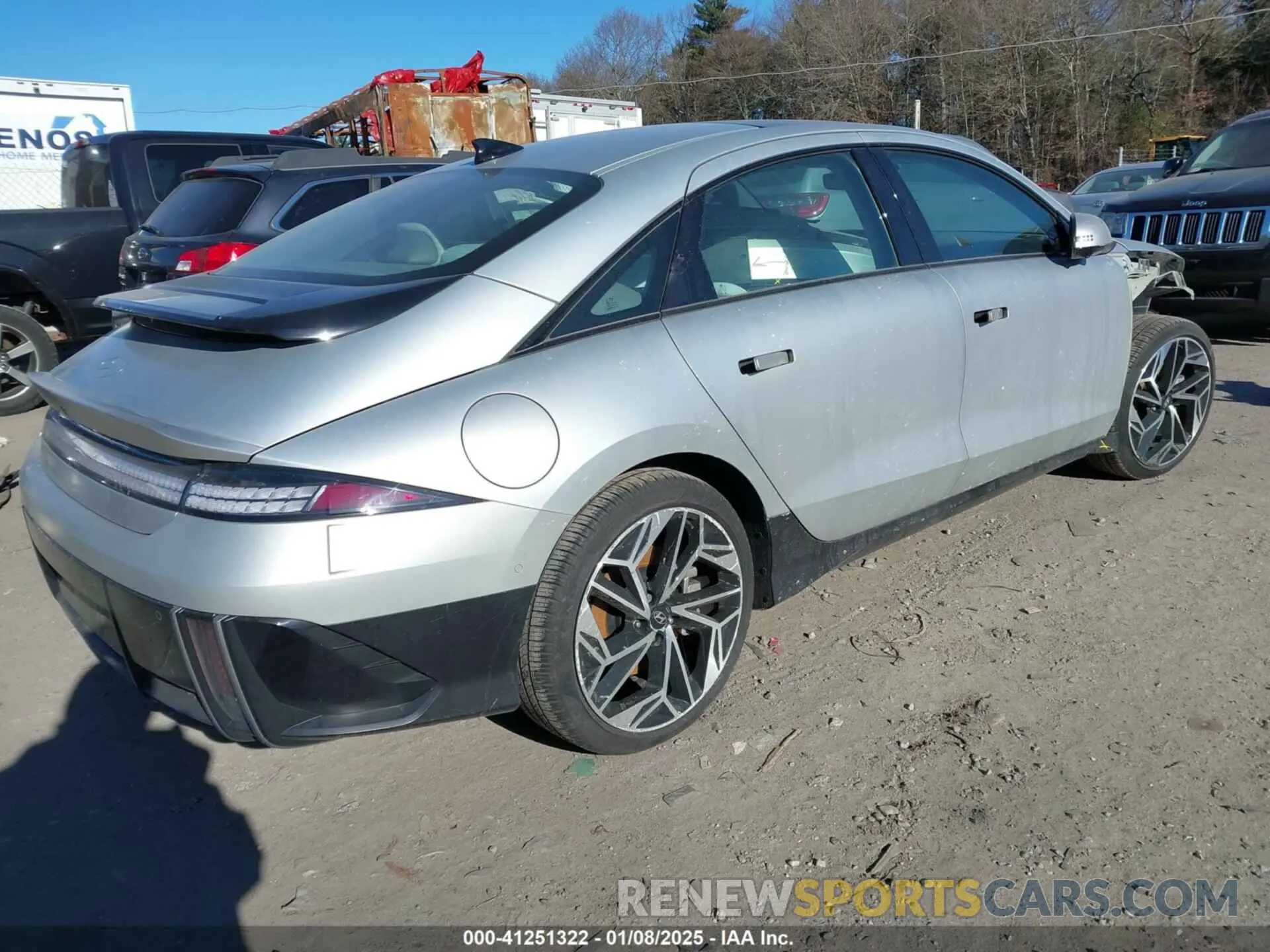 4 fotografías del automóvil dañado KMHM54AC2RA054647 HYUNDAI IONIQ 6 2024