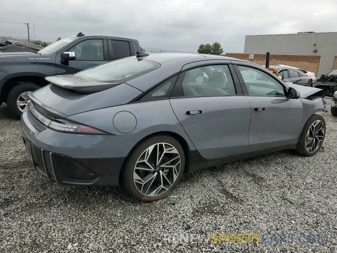 3 fotografías del automóvil dañado KMHM54AA5PA031584 HYUNDAI IONIQ 6 LI 2023