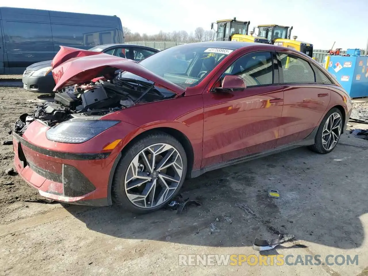 1 fotografías del automóvil dañado KMHM54AC6PA020482 HYUNDAI IONIQ 6 LI 2023