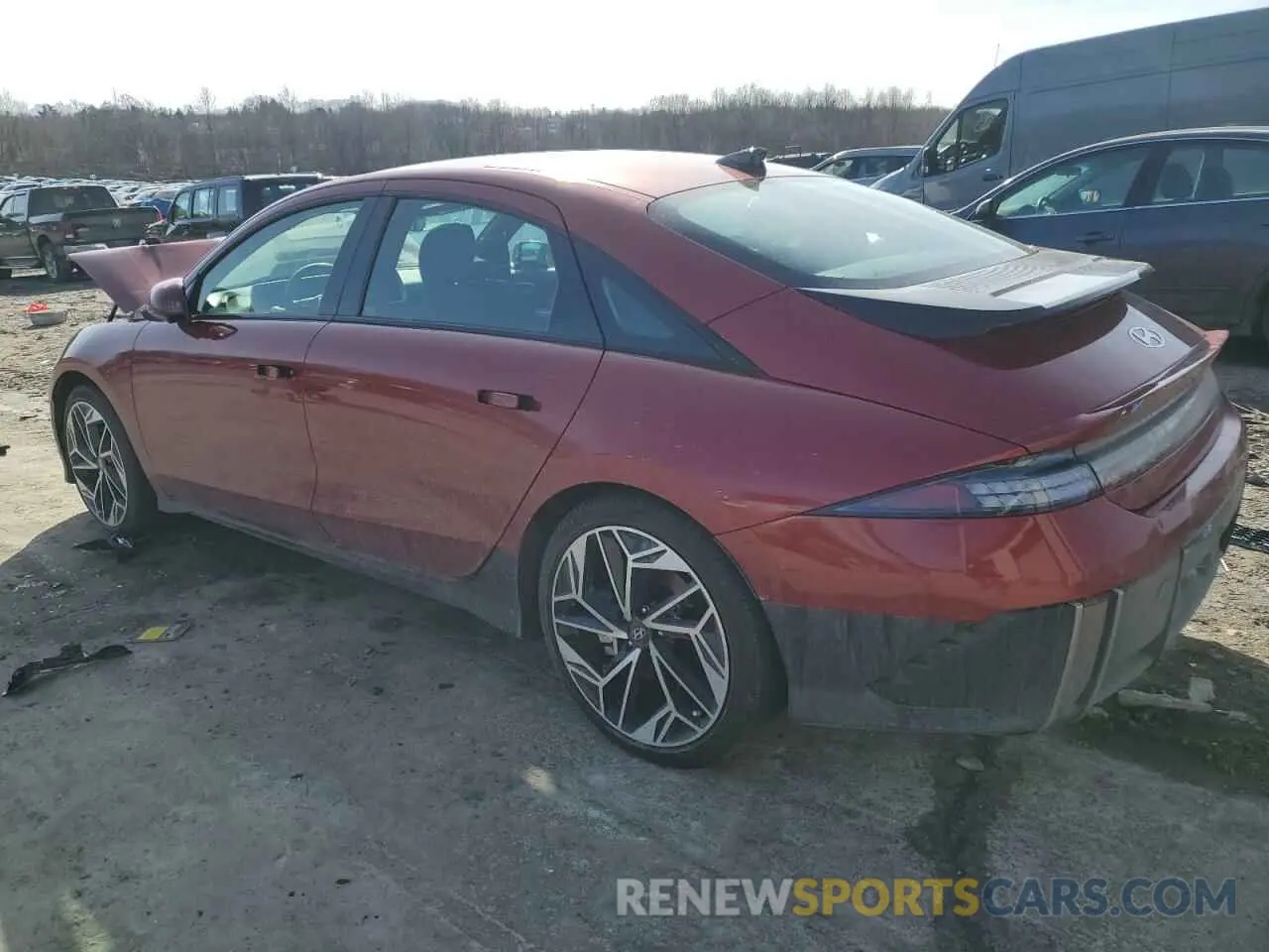 2 fotografías del automóvil dañado KMHM54AC6PA020482 HYUNDAI IONIQ 6 LI 2023