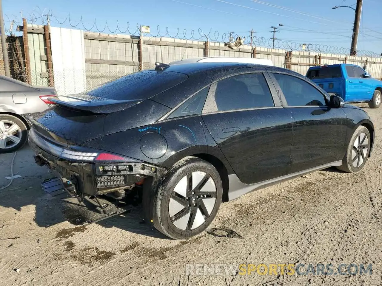 3 fotografías del automóvil dañado KMHM24AA7PA043809 HYUNDAI IONIQ 6 SE 2023