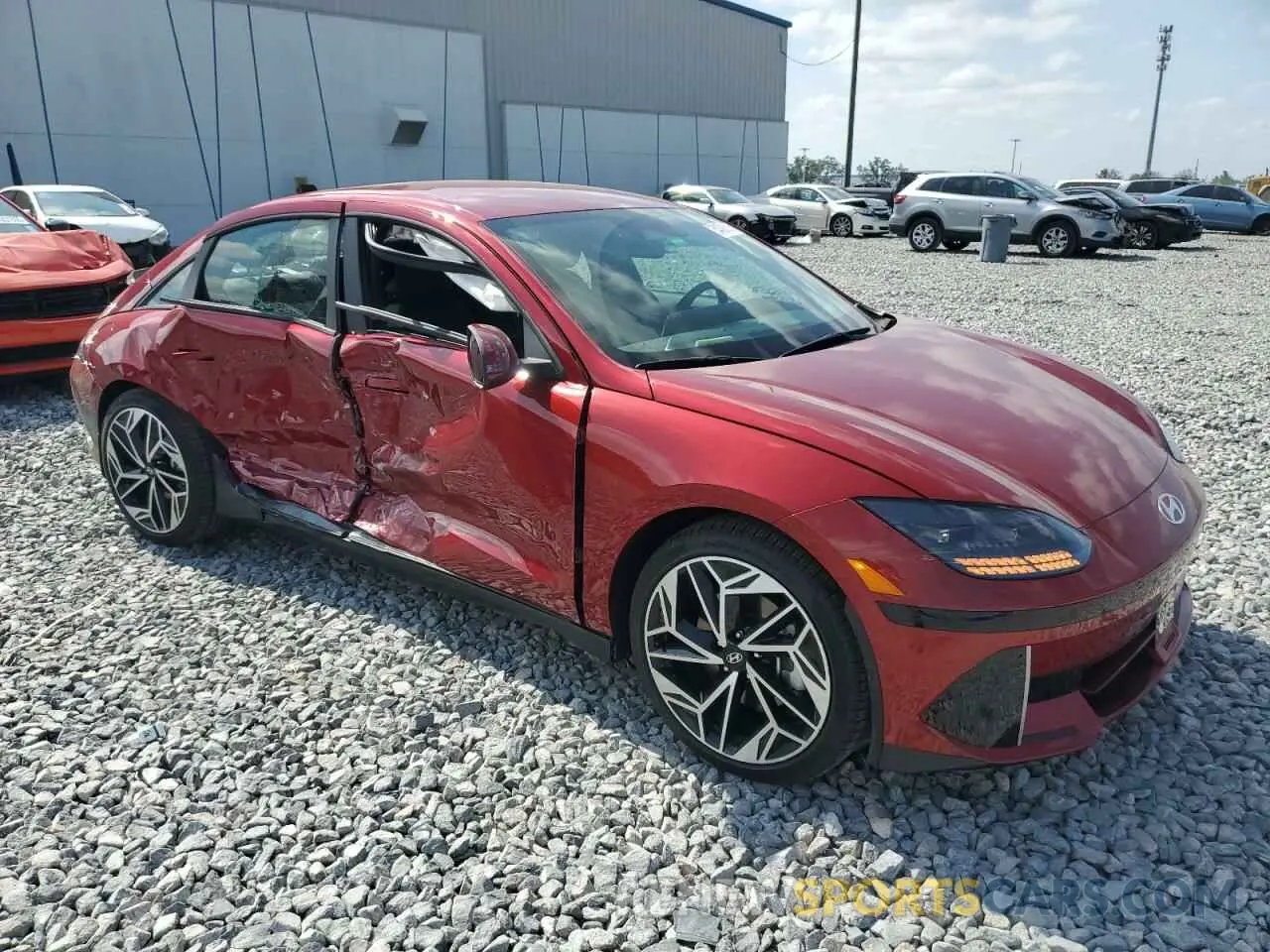 4 fotografías del automóvil dañado KMHM34AA1PA048971 HYUNDAI IONIQ 6 SE 2023