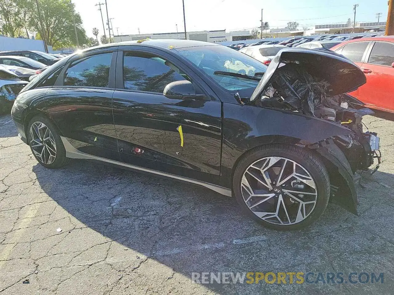 4 fotografías del automóvil dañado KMHM34AA5PA046155 HYUNDAI IONIQ 6 SE 2023