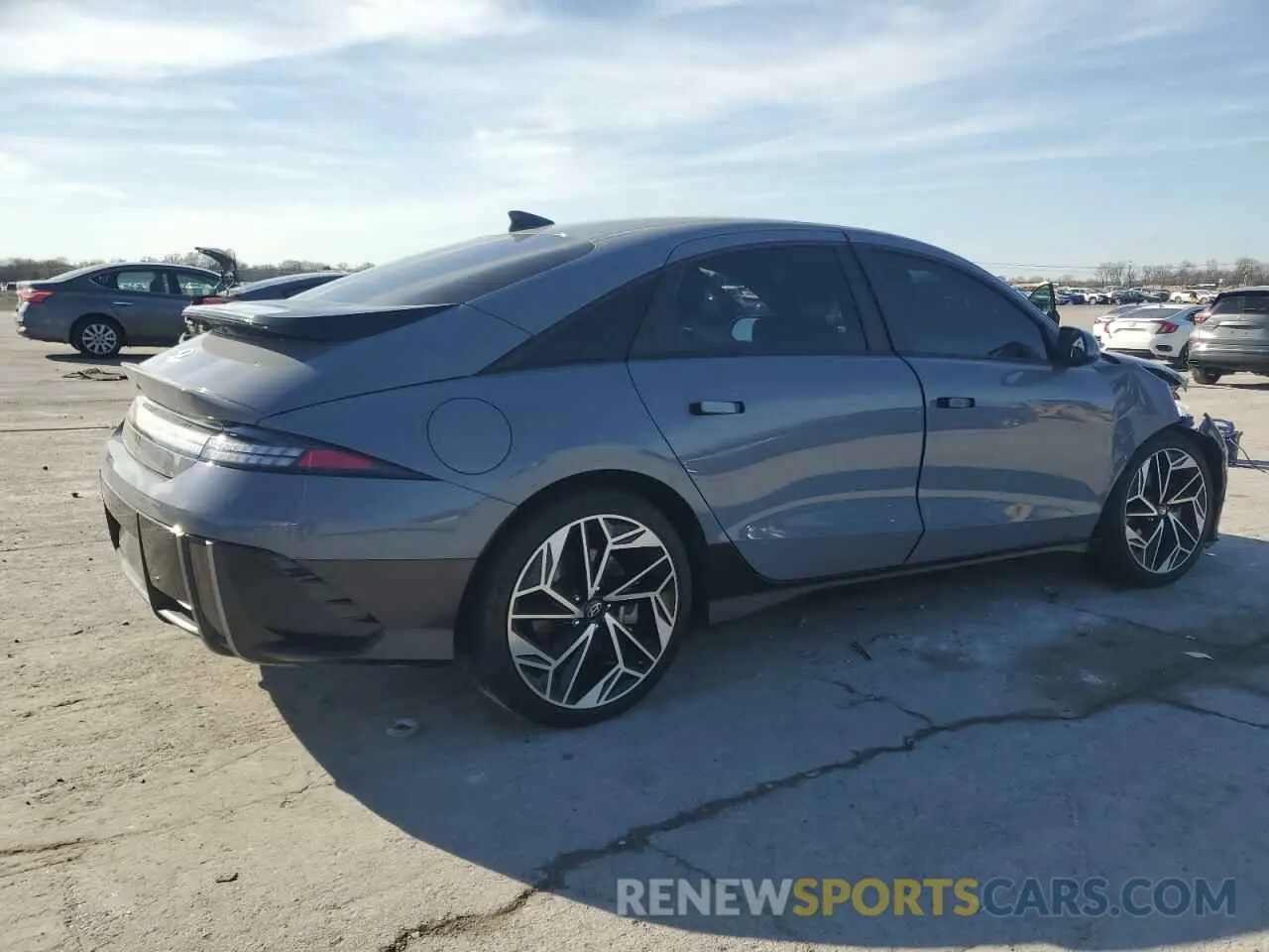 3 fotografías del automóvil dañado KMHM34AC1PA022095 HYUNDAI IONIQ 6 SE 2023