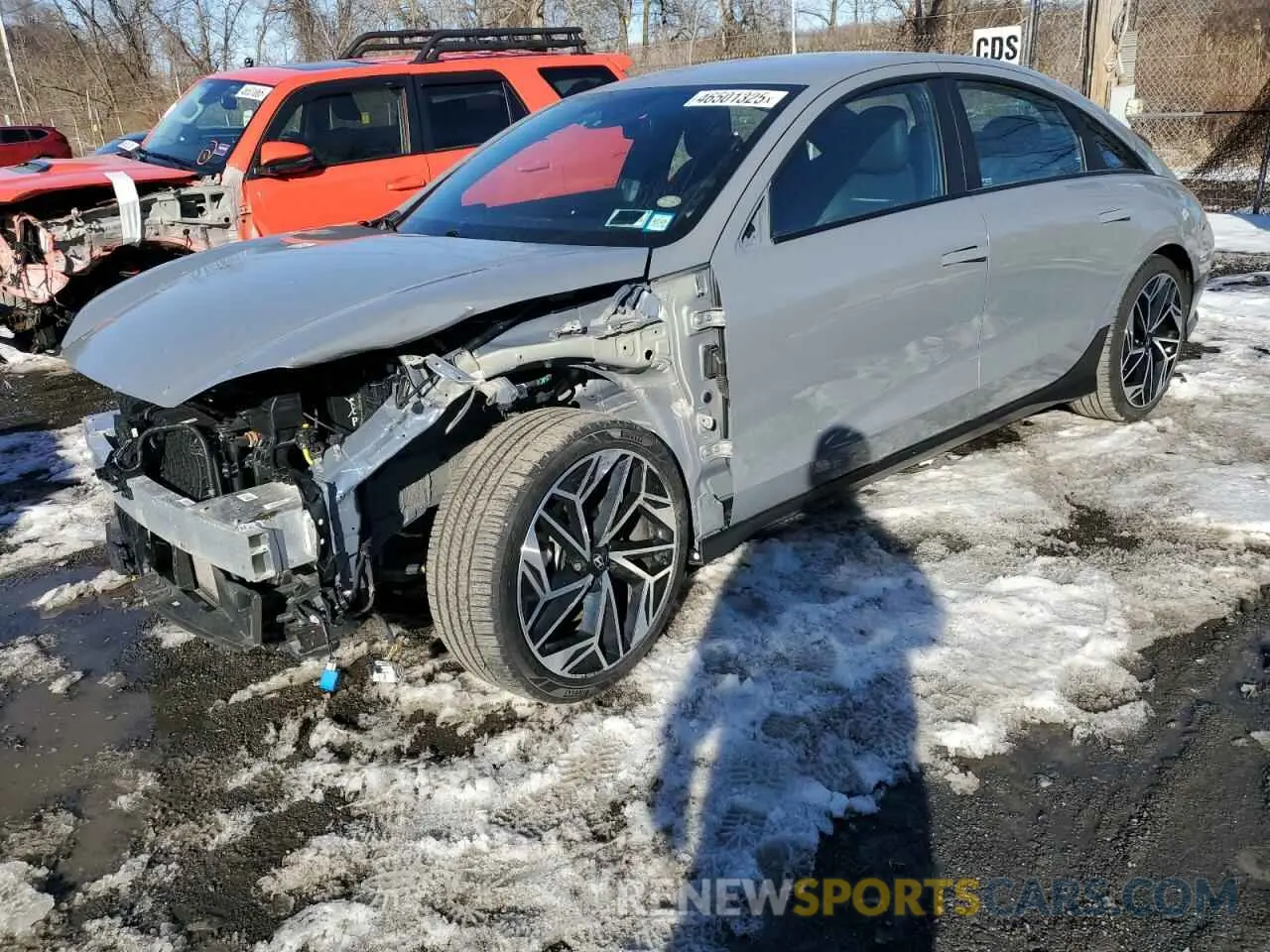 1 fotografías del automóvil dañado KMHM34AC4PA034676 HYUNDAI IONIQ 6 SE 2023