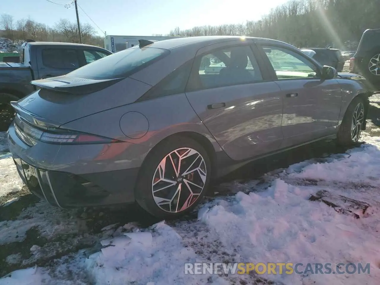 3 fotografías del automóvil dañado KMHM34AC4PA034676 HYUNDAI IONIQ 6 SE 2023