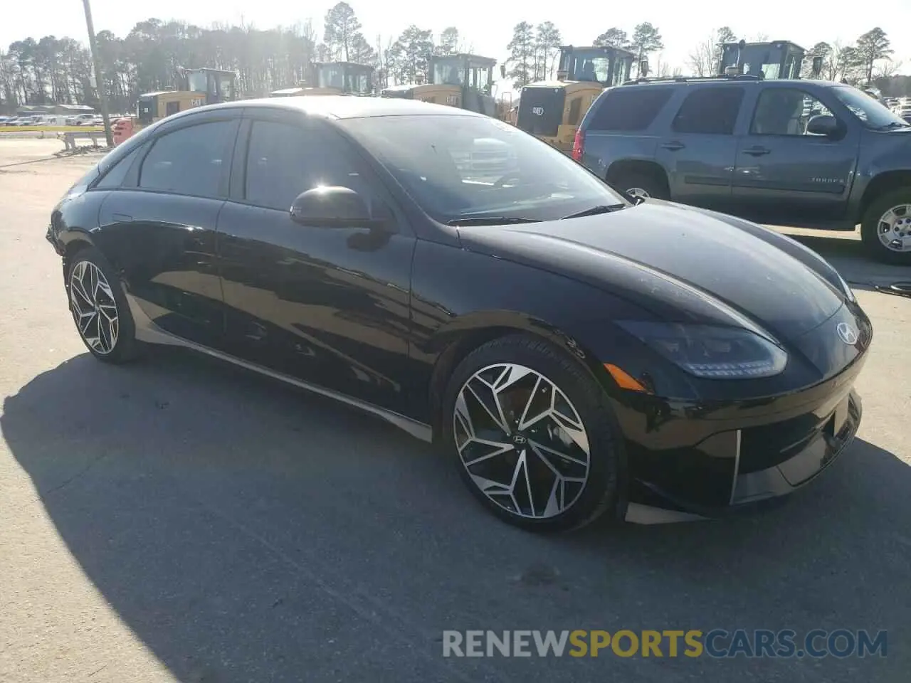 4 fotografías del automóvil dañado KMHM34AC5PA044374 HYUNDAI IONIQ 6 SE 2023