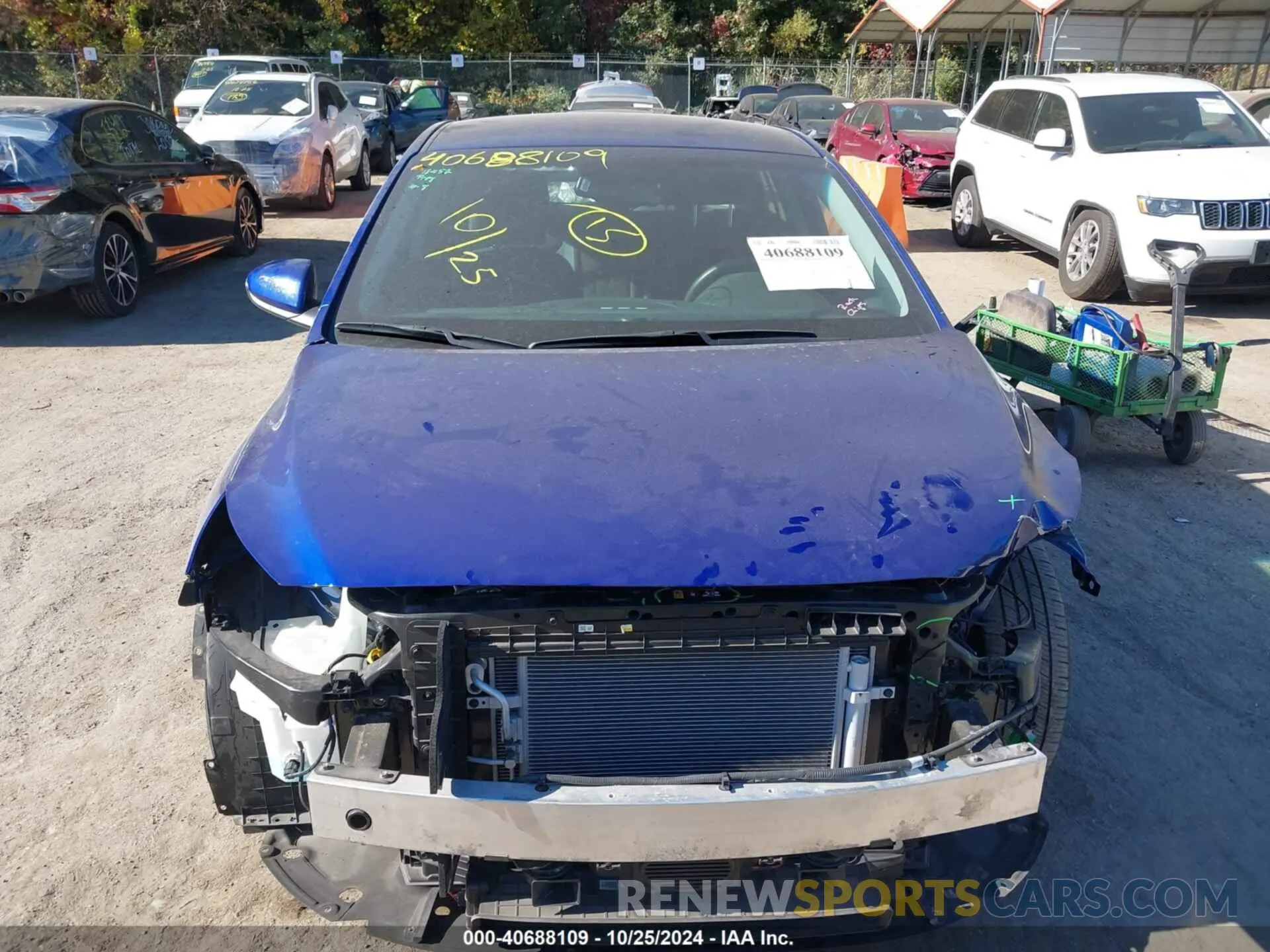 13 fotografías del automóvil dañado KMHC75LH9KU036011 HYUNDAI IONIQ ELECTRIC 2019