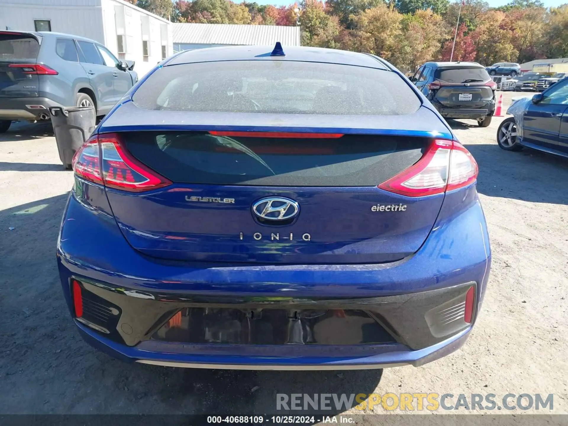 17 fotografías del automóvil dañado KMHC75LH9KU036011 HYUNDAI IONIQ ELECTRIC 2019