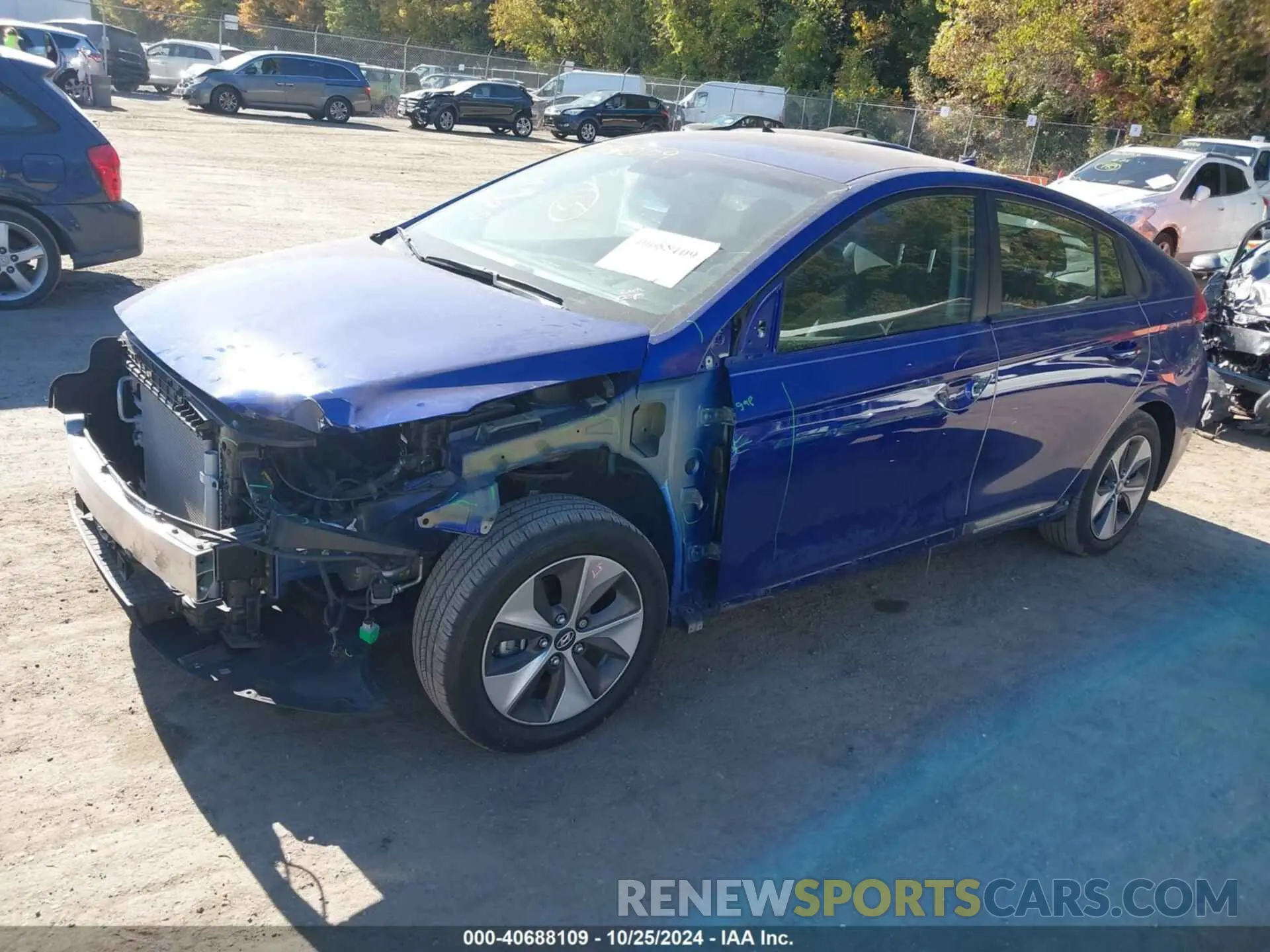 2 fotografías del automóvil dañado KMHC75LH9KU036011 HYUNDAI IONIQ ELECTRIC 2019